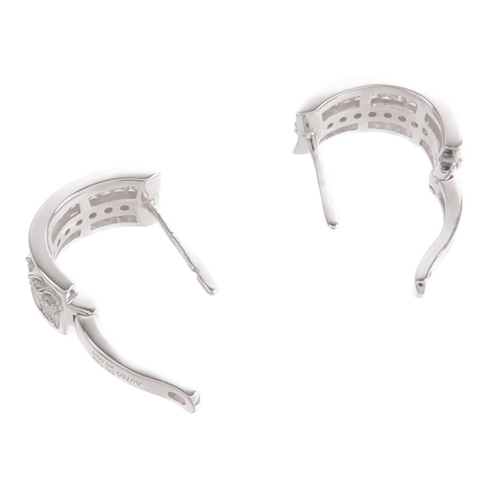 JEWELRY 18K白金Diamond Earrings鑽石耳環