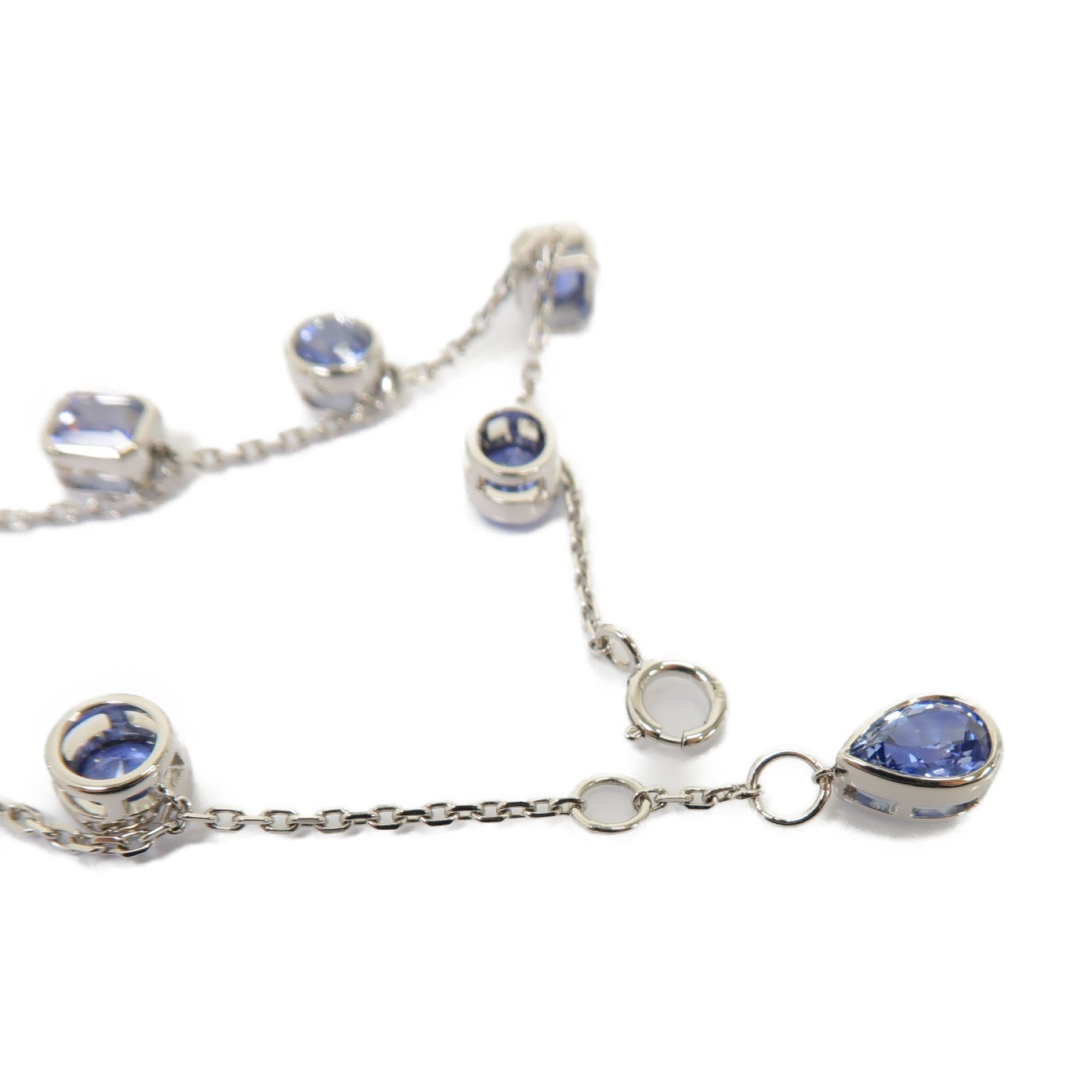 JEWELRY 18K白金Sapphire Bracelet 6.25ct藍寶石手鏈