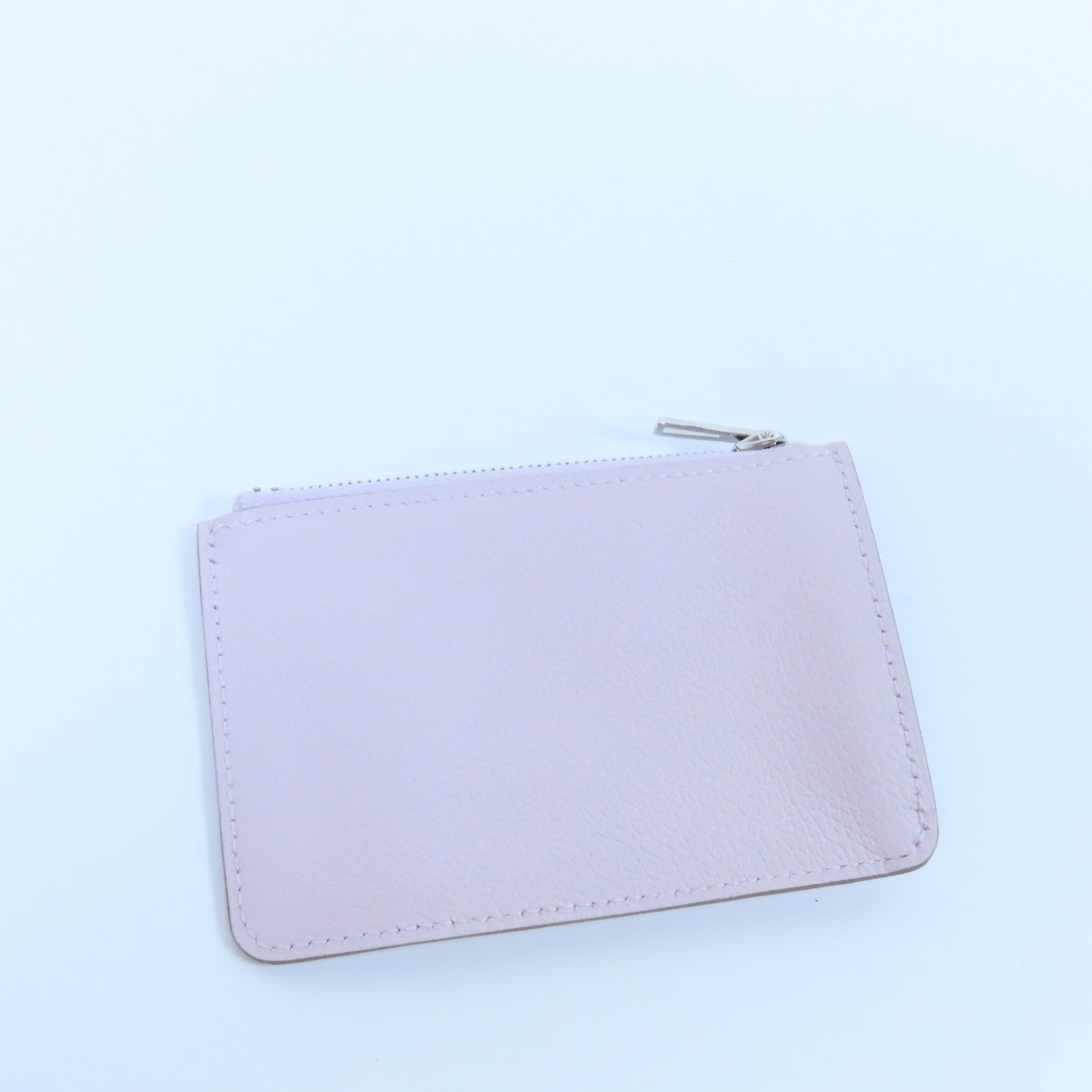 HERMES **【激減優惠】Evercolor皮革Roulis Slim銀扣錢包Mauve Sylvestre錦葵紫色