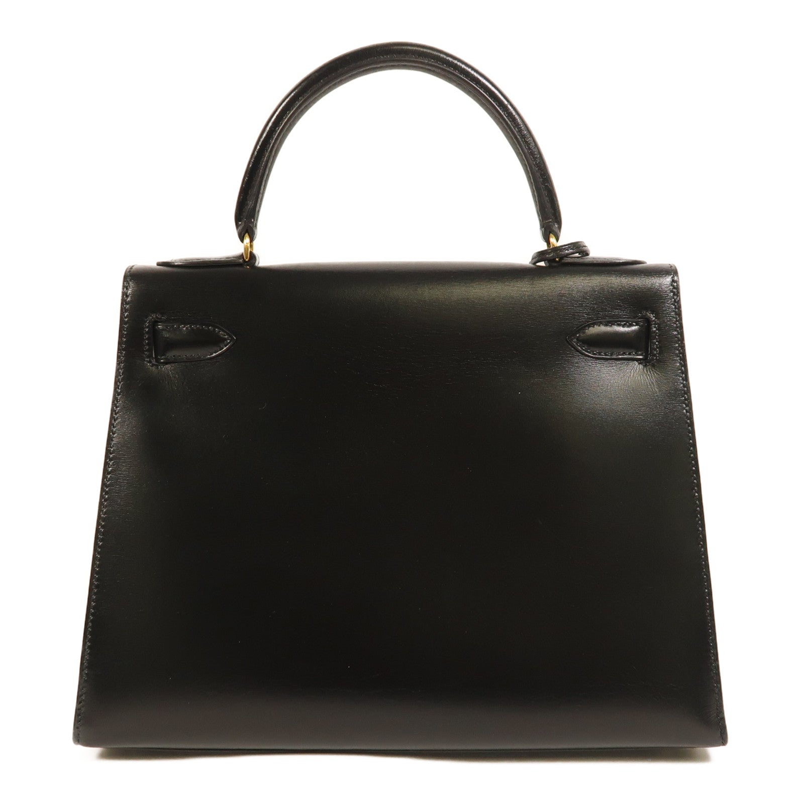 HERMES Box Calf皮革Kelly 28金扣手挽肩背兩用袋