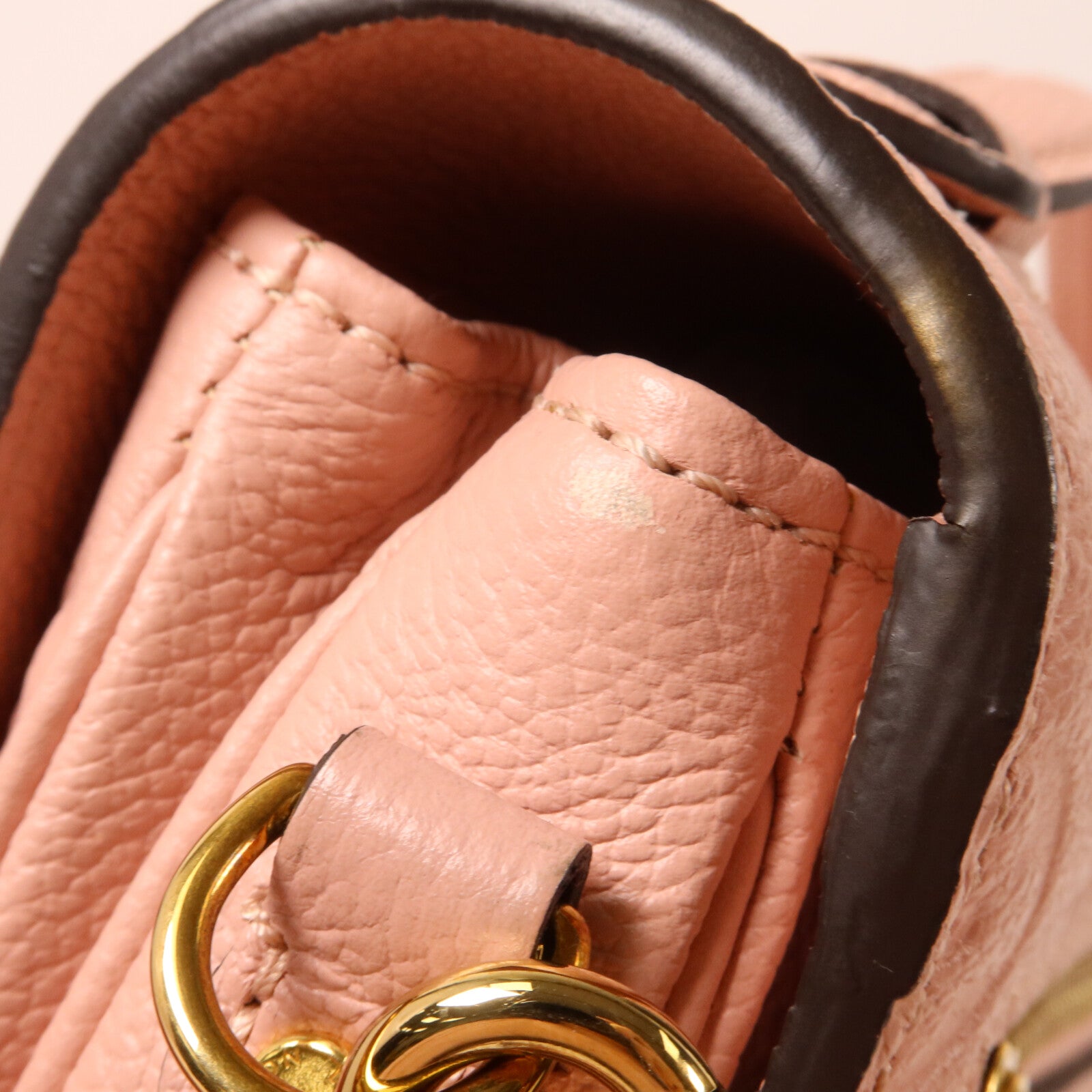 LOUIS VUITTON Monogram Empreinte Pochette Metis MM手挽肩背兩用袋