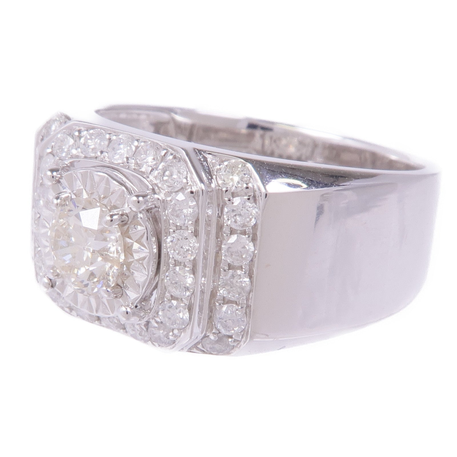 JEWELRY 【激減優惠】18K白金Diamond Ring鑽石戒指US#9
