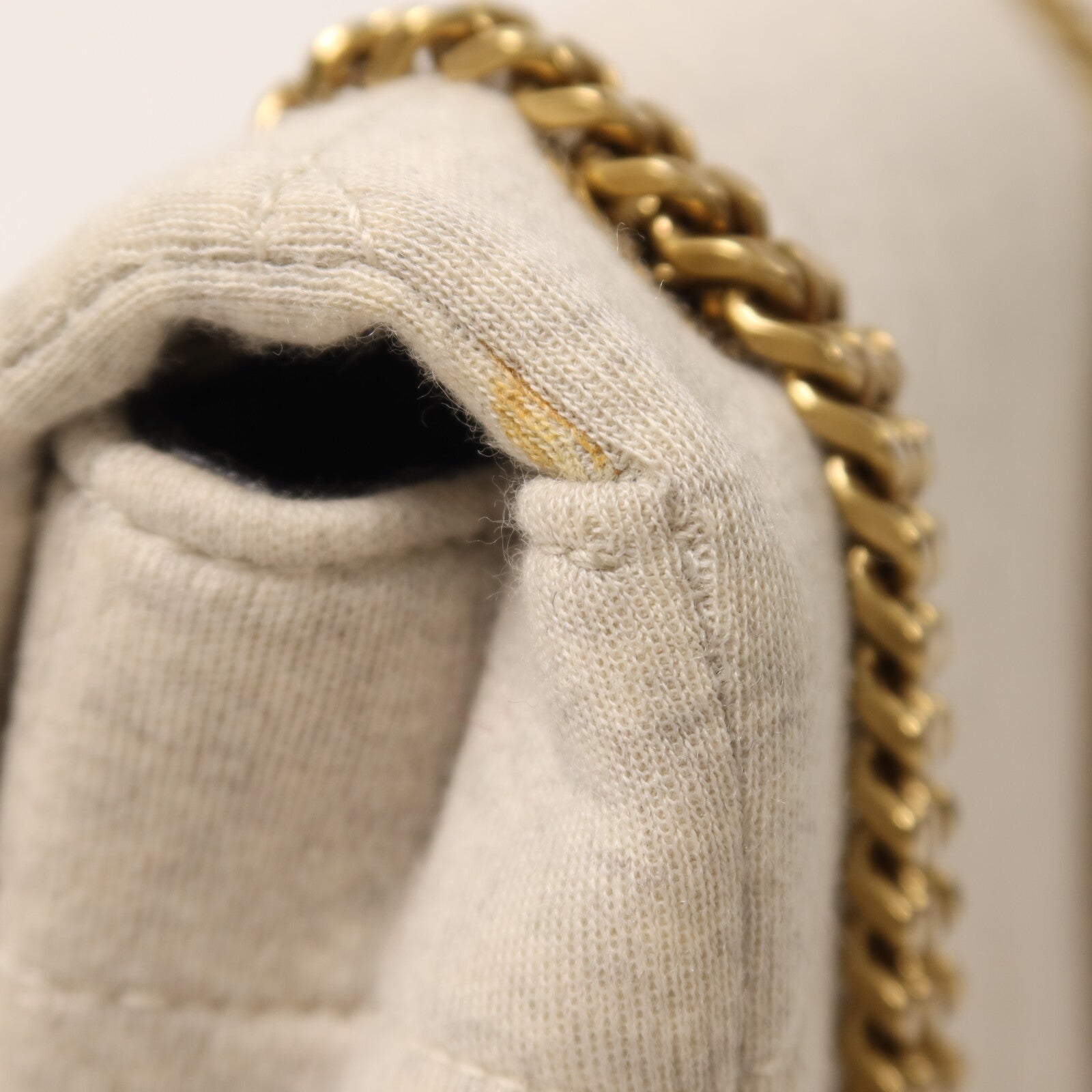 SAINT LAURENT 帆布Jamie Medium鏈帶肩背袋
