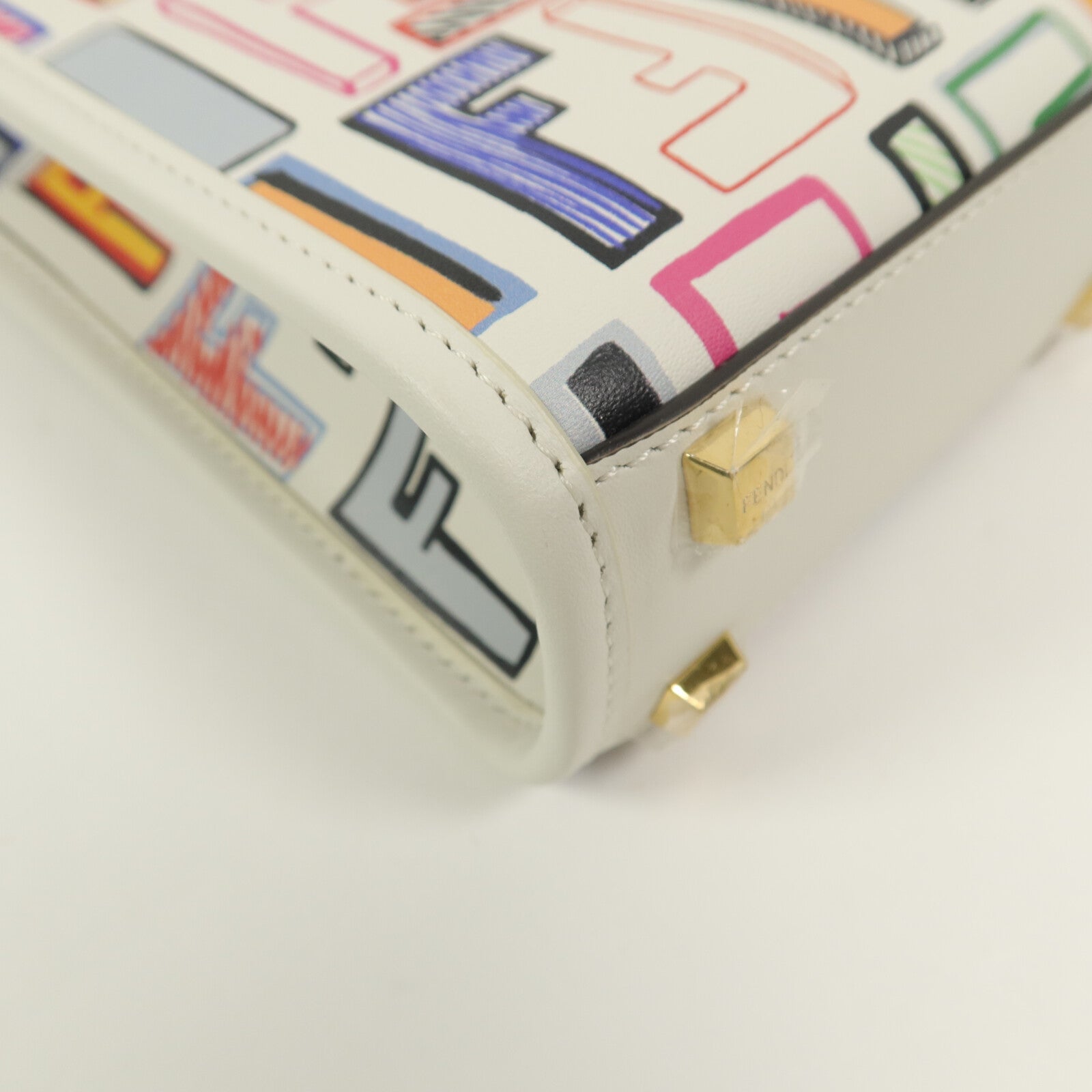 FENDI 牛皮皮革Mini Sunshine Shopper手挽肩背兩用袋