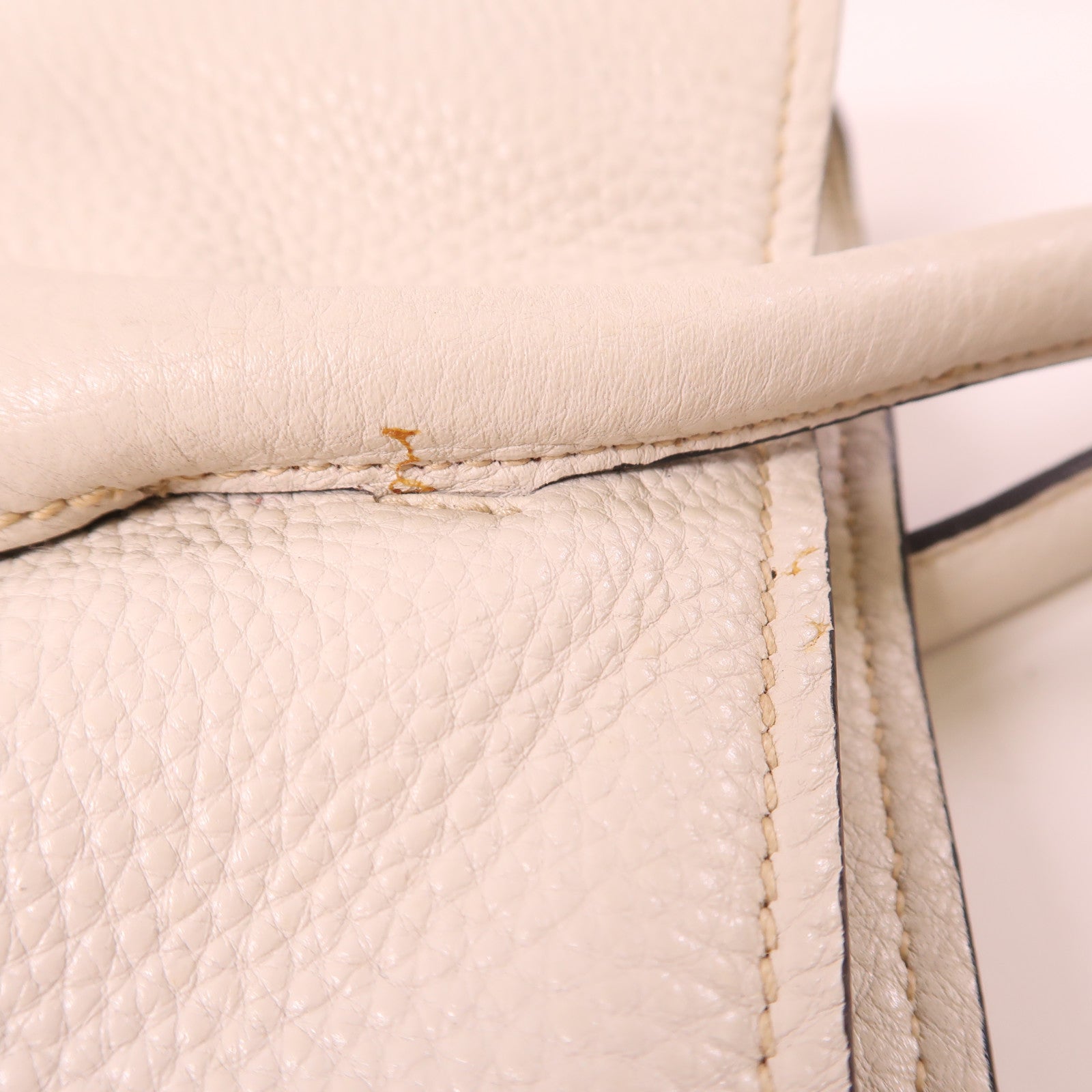 PRADA 牛皮皮革Tote Bag金扣手挽肩背兩用袋