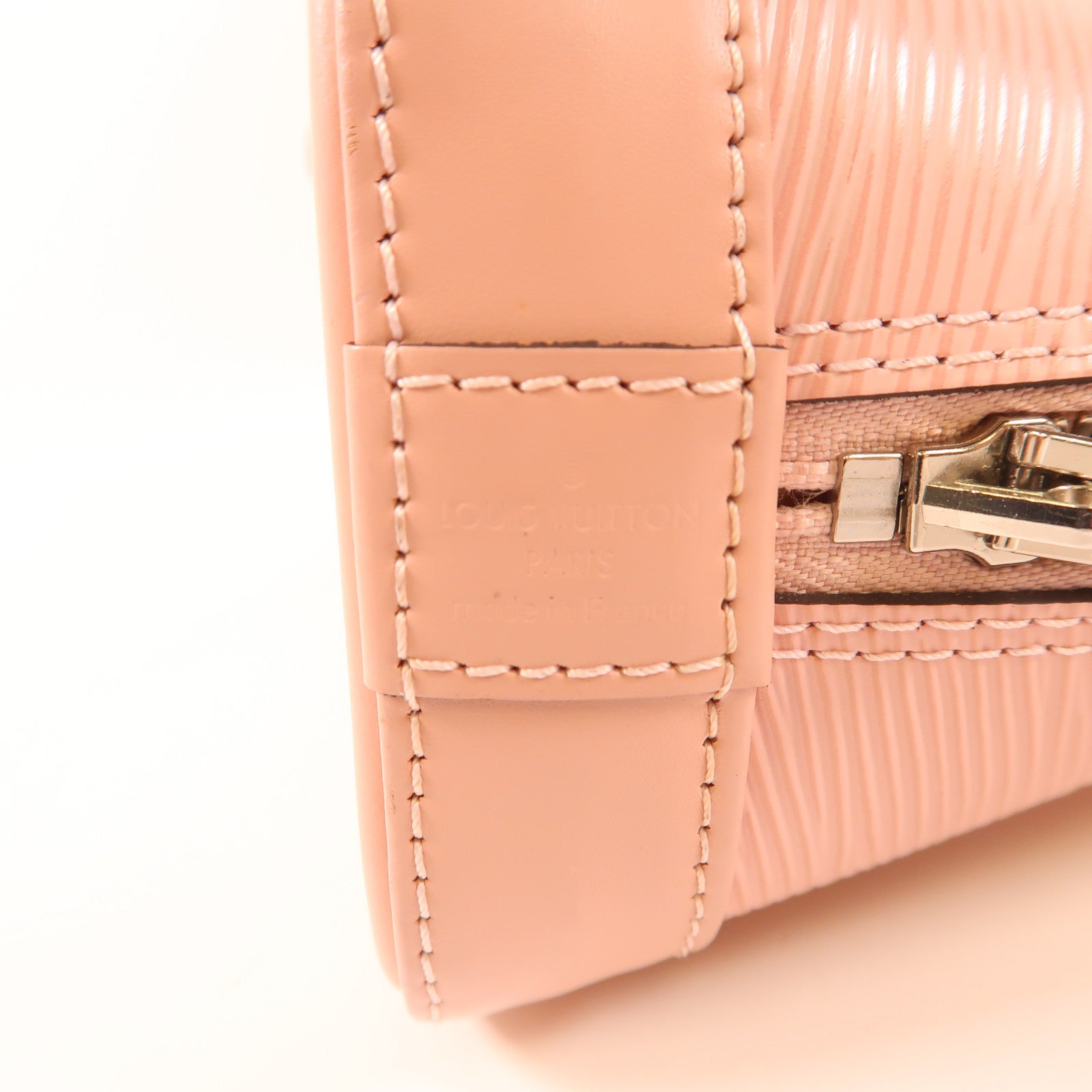 LOUIS VUITTON Epi Alma BB銀扣手挽肩背兩用袋