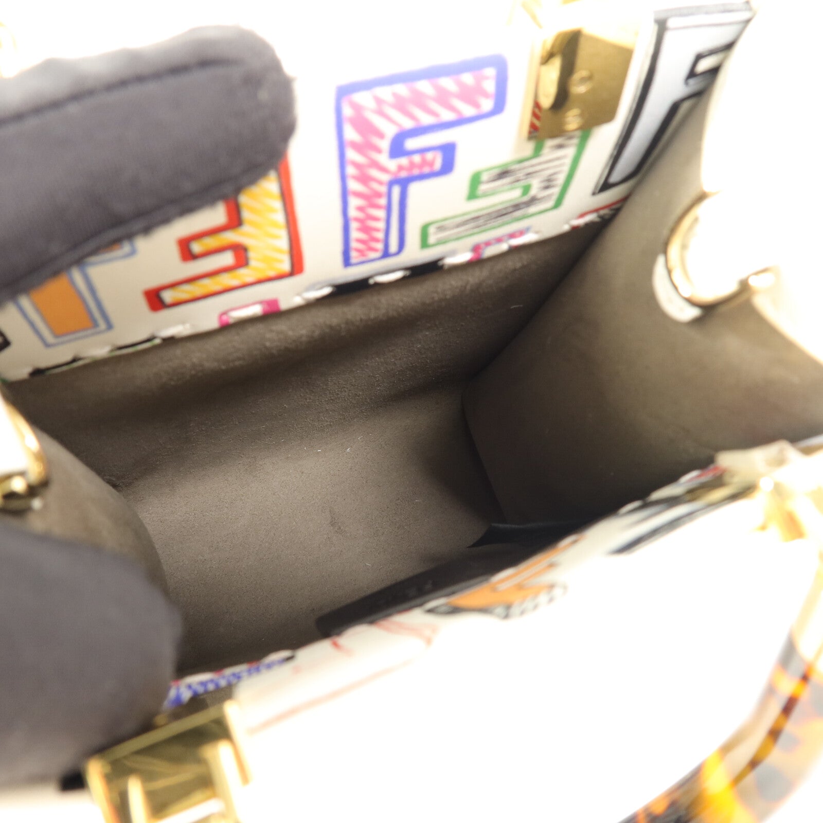 FENDI 牛皮皮革Mini Sunshine Shopper手挽肩背兩用袋