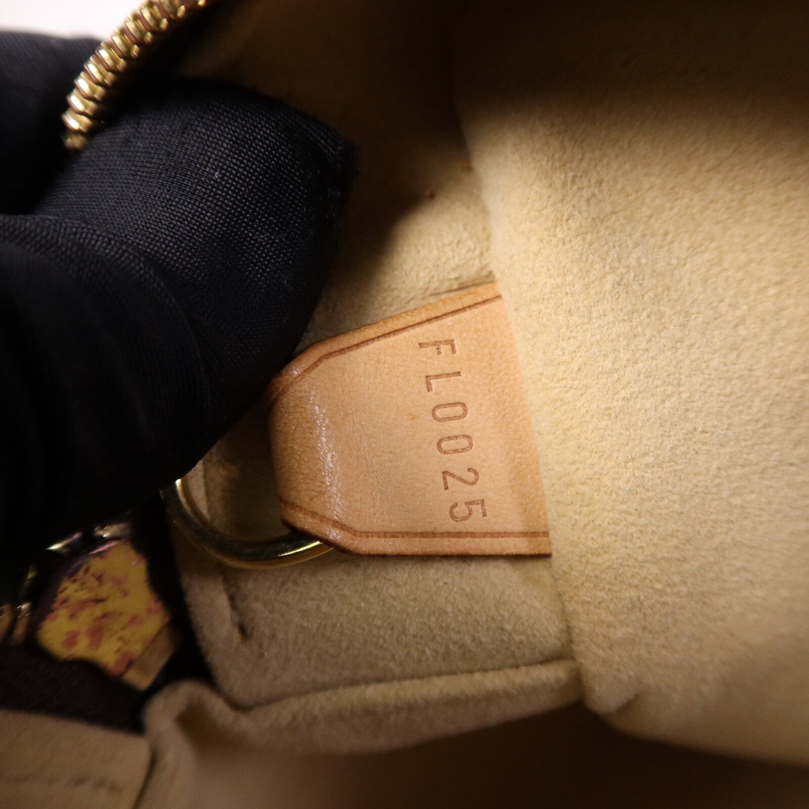 LOUIS VUITTON Monogram Cite GM金扣肩背袋棕色