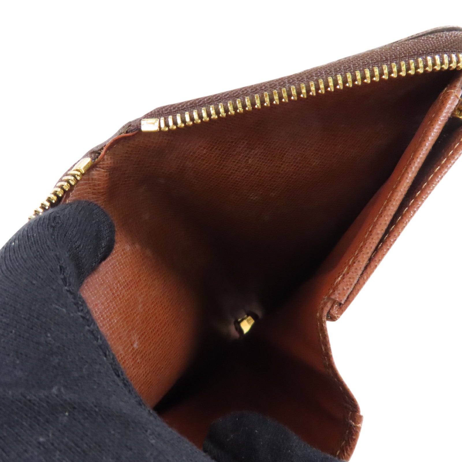 LOUIS VUITTON Monogram Zippy Compact Wallet金扣拉鏈錢包