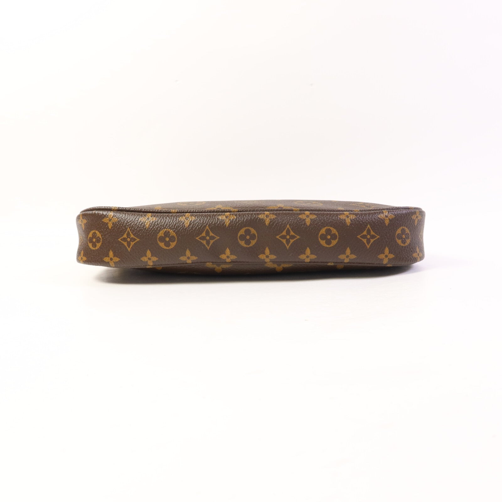 LOUIS VUITTON Monogram Multi Pochette Accessoires金扣手挽肩背兩用袋棕色