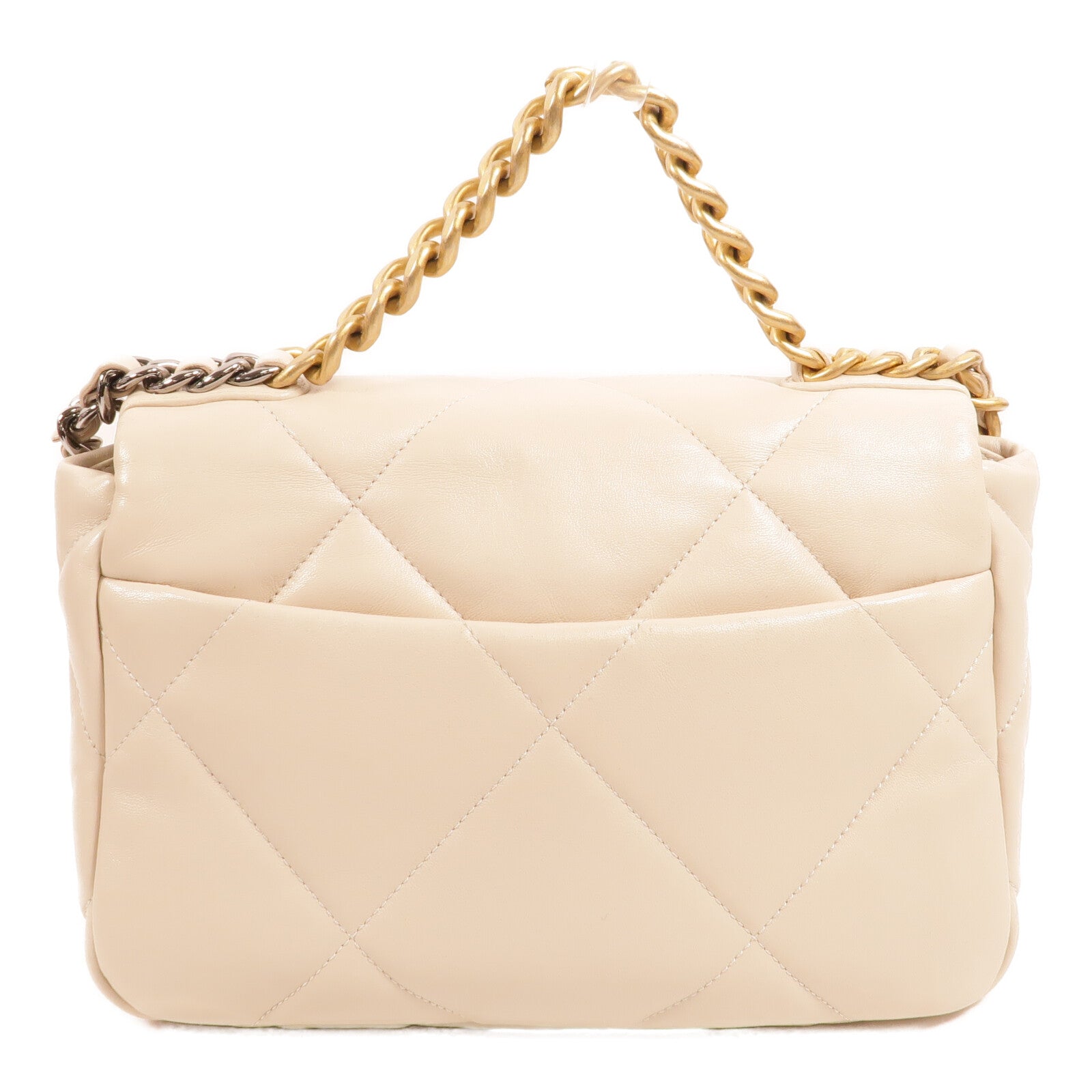 CHANEL 羊皮皮革Chanel 19 Small鏈帶肩背袋