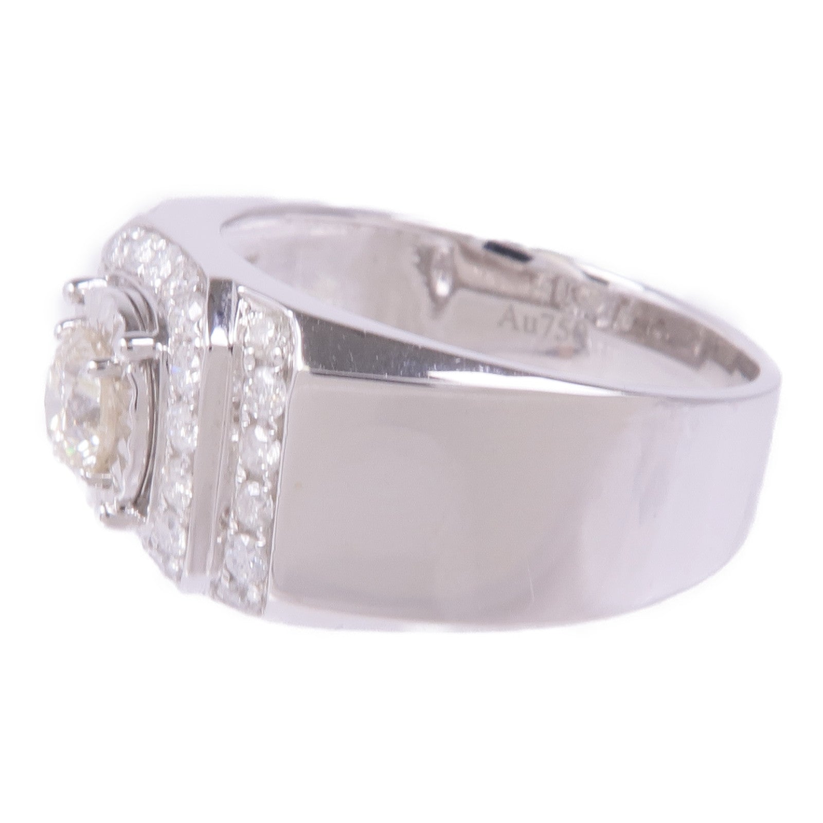 JEWELRY 【激減優惠】18K白金Diamond Ring鑽石戒指US#9