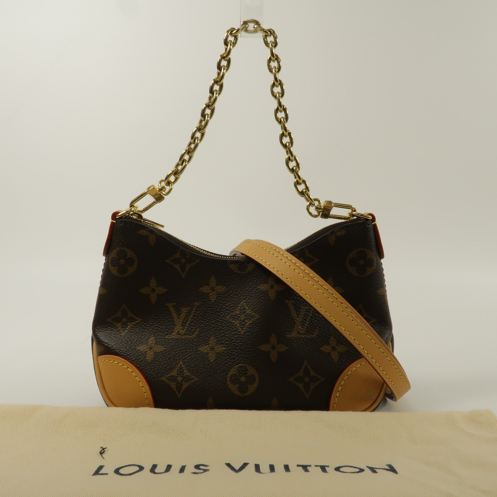 LOUIS VUITTON Monogram Nano Boulogne手挽肩背兩用袋
