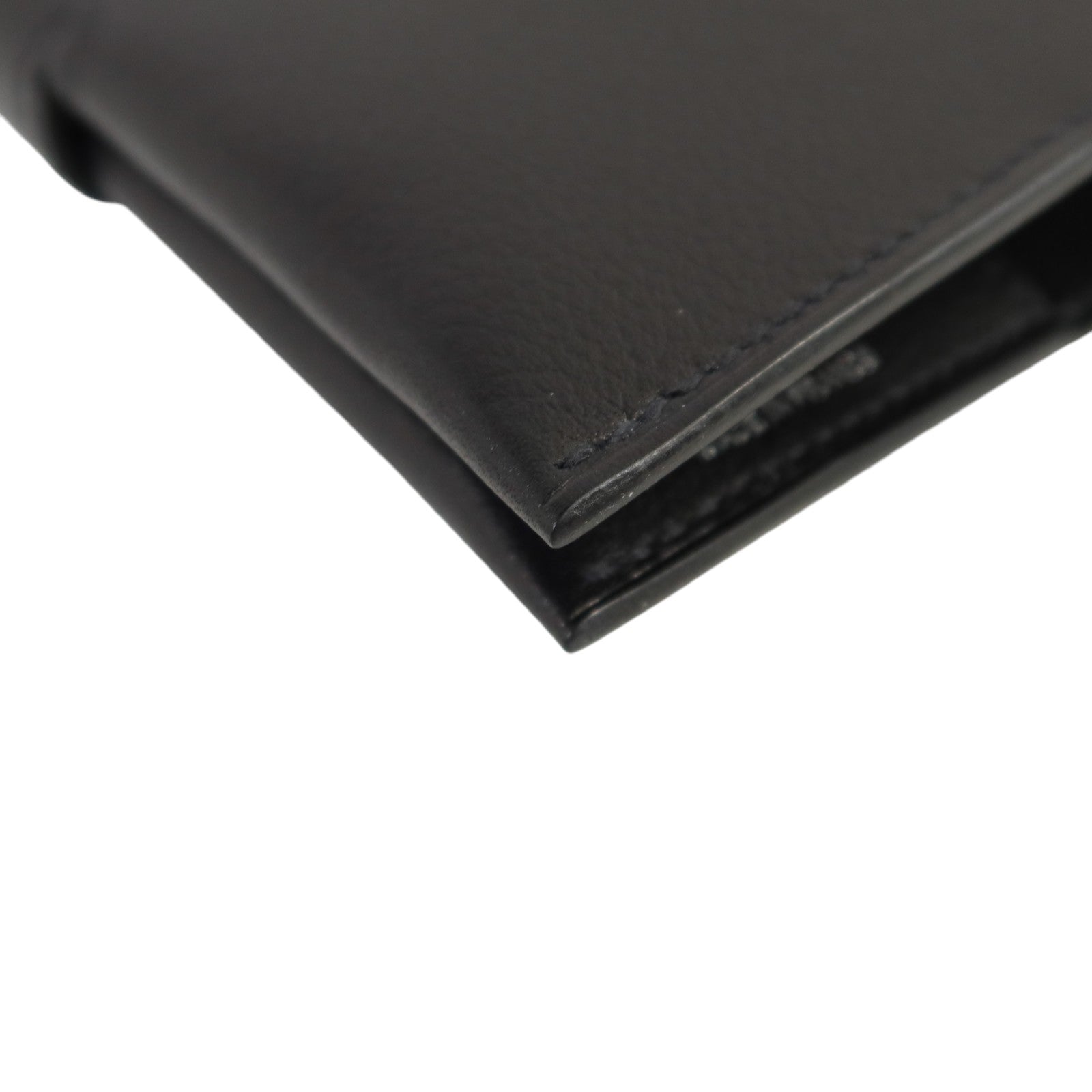HERMES Evergrain皮革R.M.S Passport銀扣護照套Noir