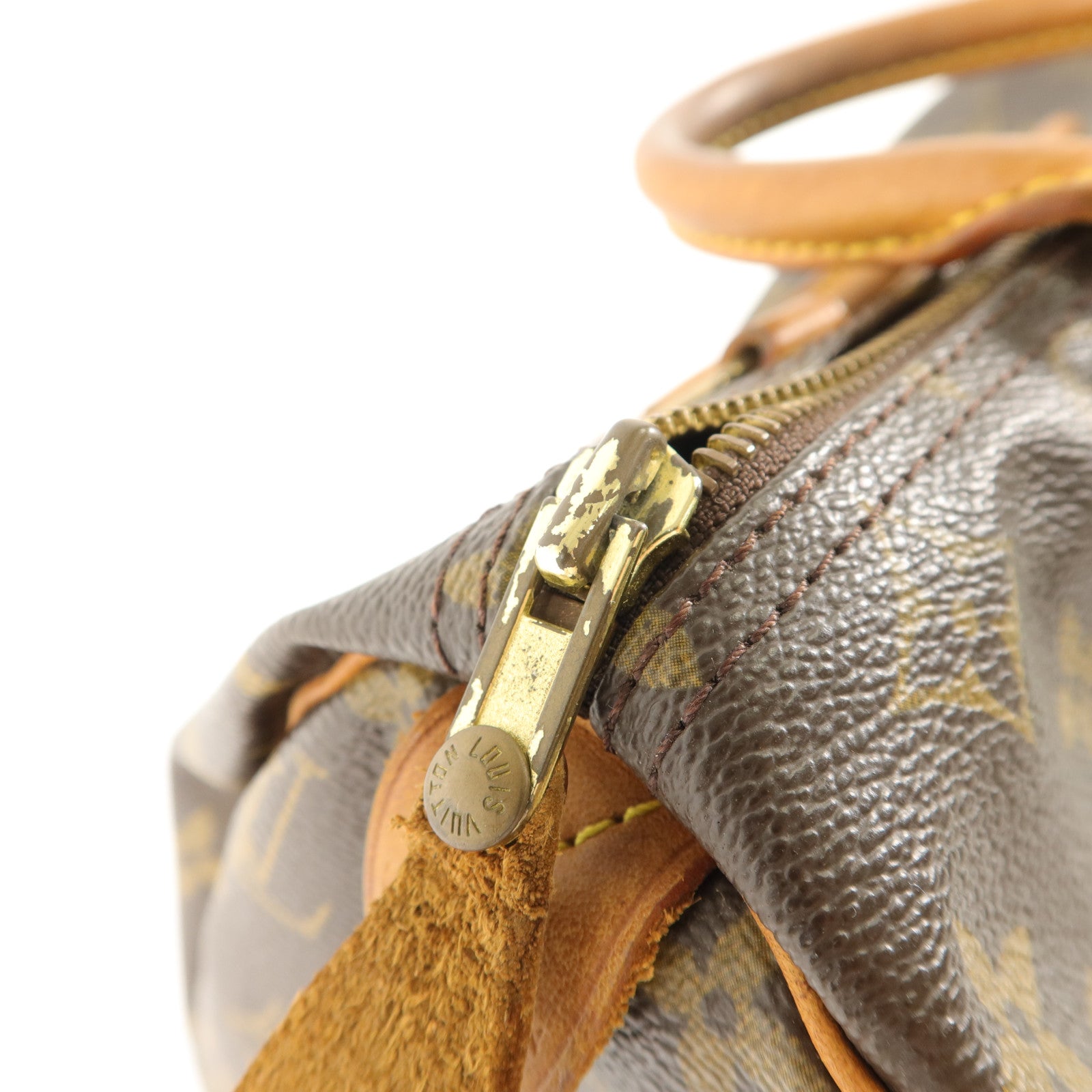 LOUIS VUITTON Monogram Speedy 30金扣手挽袋