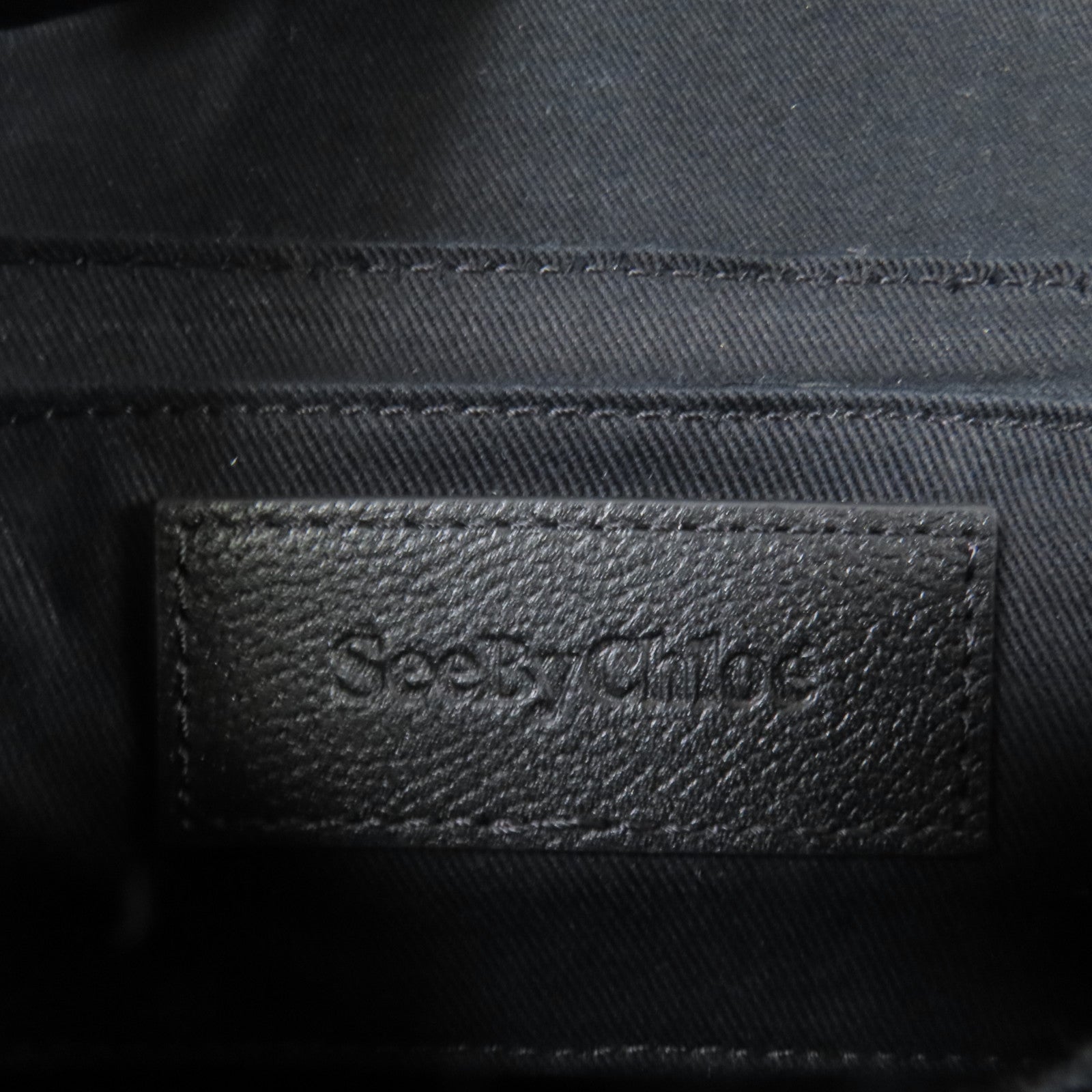 SEE BY CHLOE 牛皮皮革Shoulder Bag金扣肩背袋