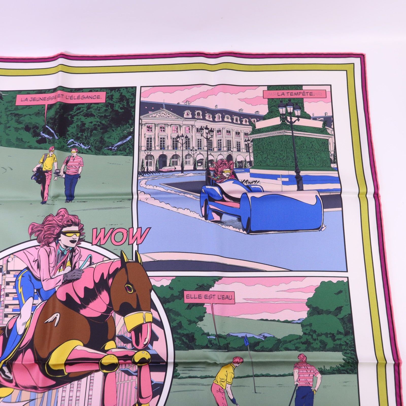 HERMES 【激減優惠】絲質Scarf 90X90絲巾