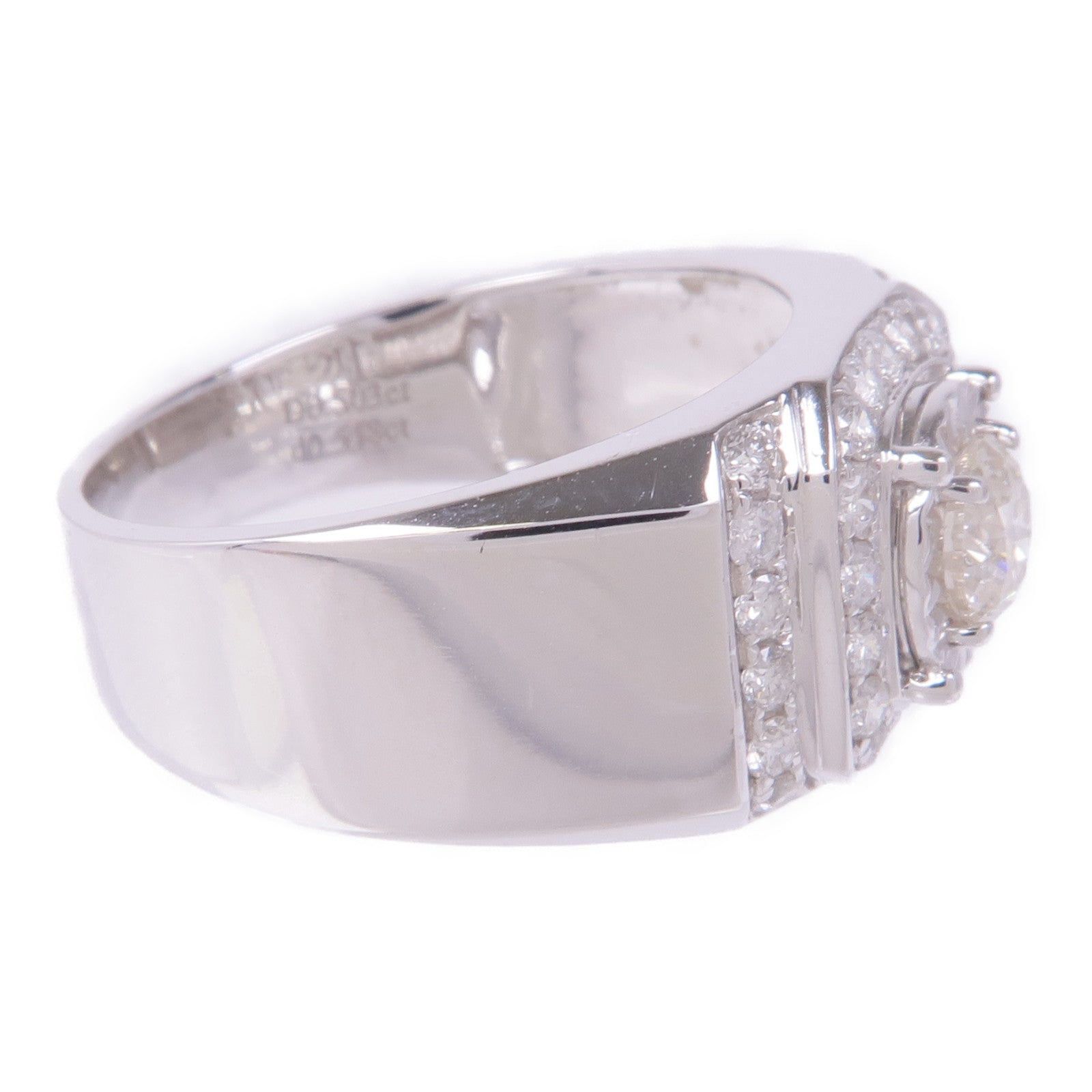 JEWELRY 【激減優惠】18K白金Diamond Ring鑽石戒指US#9