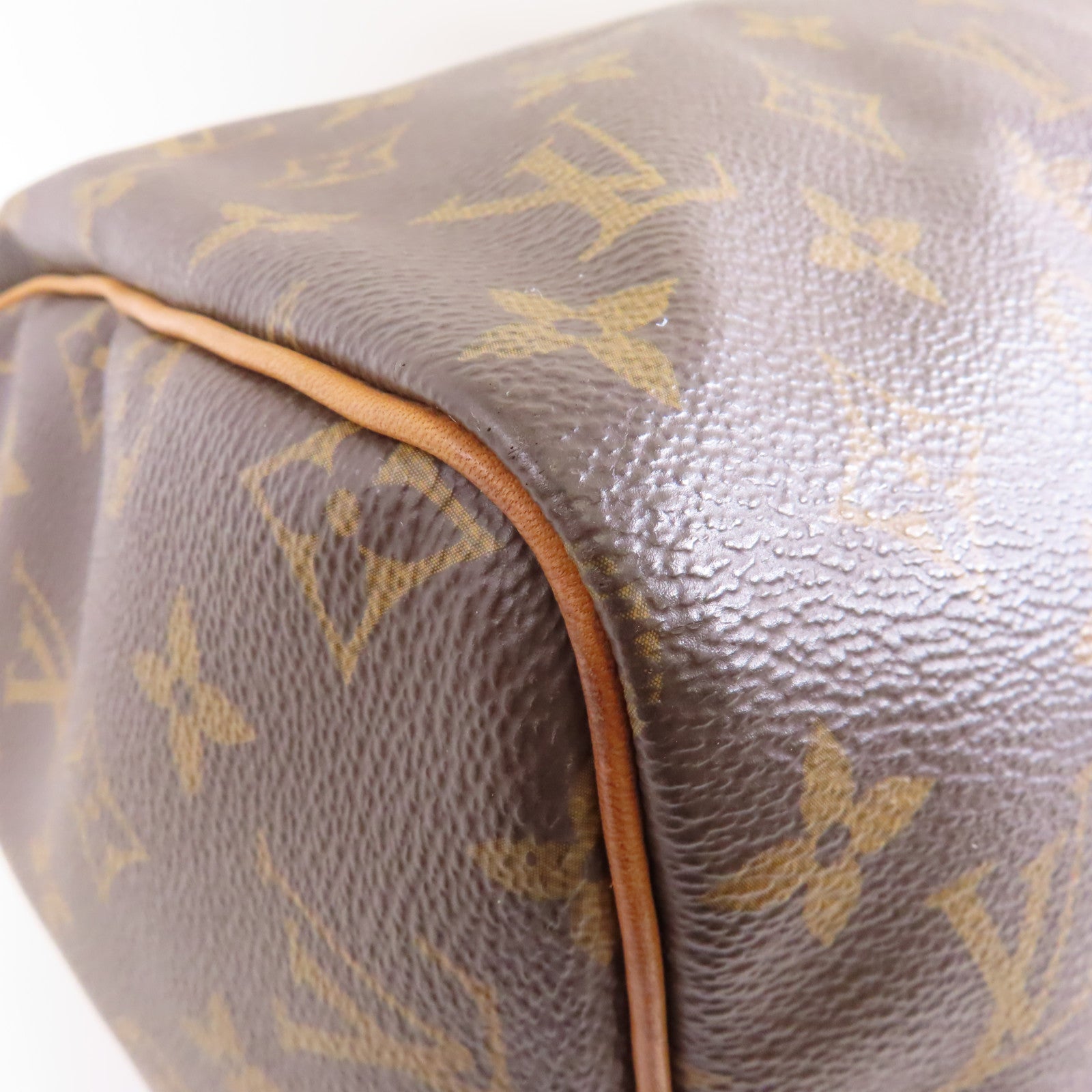 LOUIS VUITTON 【激減優惠】Monogram Speedy 30金扣手挽袋棕色