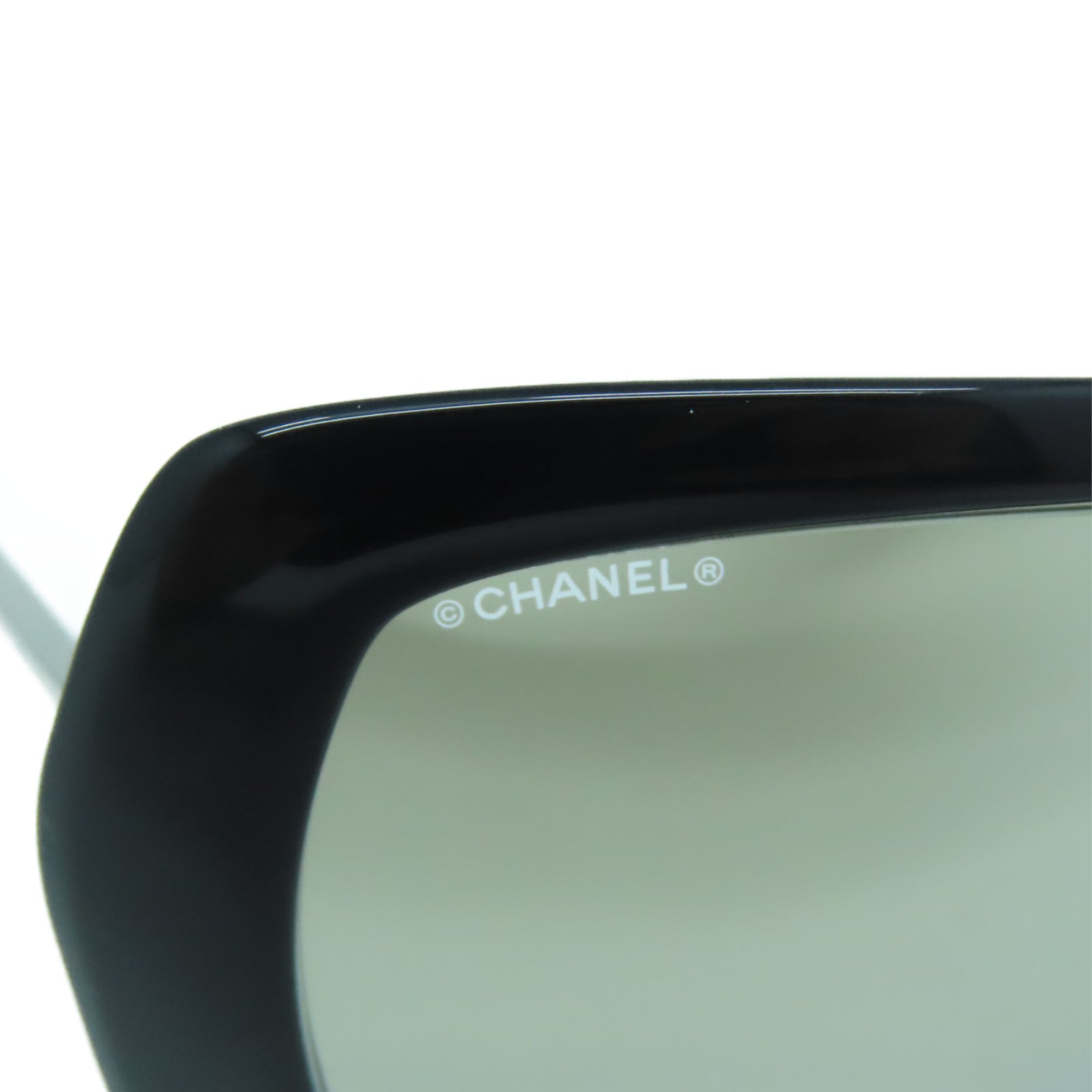 CHANEL 【激減優惠】PVC Sunglasses太陽眼鏡黑色/銀色
