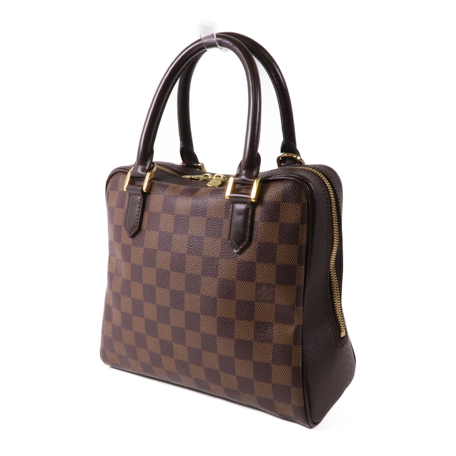 LOUIS VUITTON Damier Brera金扣手挽袋