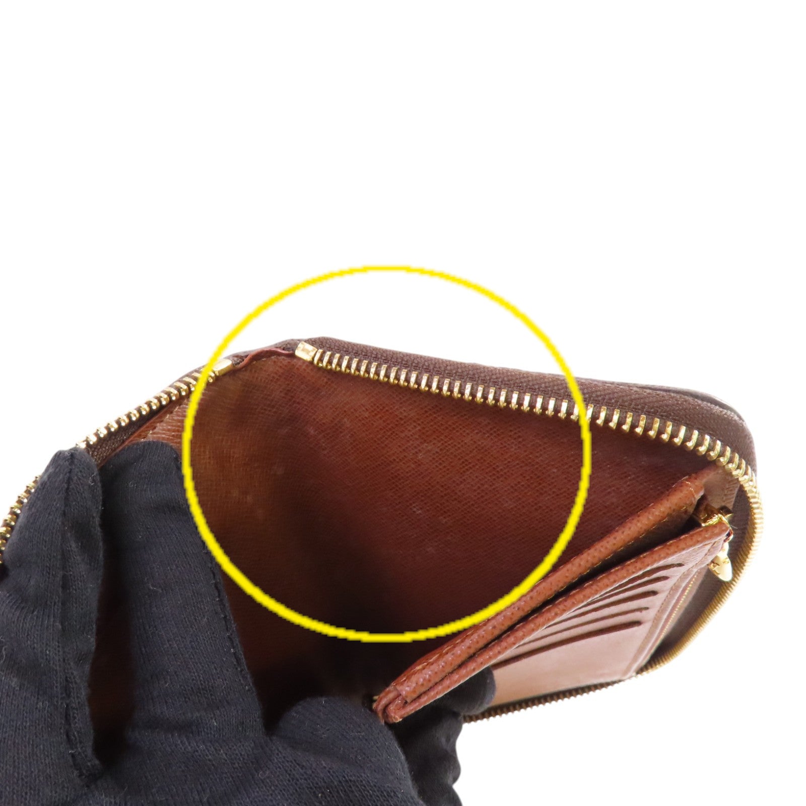 LOUIS VUITTON Monogram Zippy Compact Wallet金扣拉鏈錢包