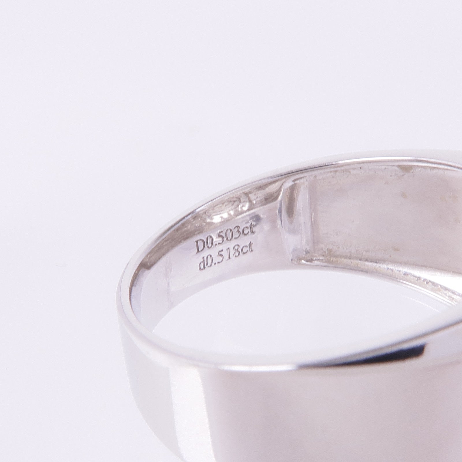 JEWELRY 【激減優惠】18K白金Diamond Ring鑽石戒指US#9