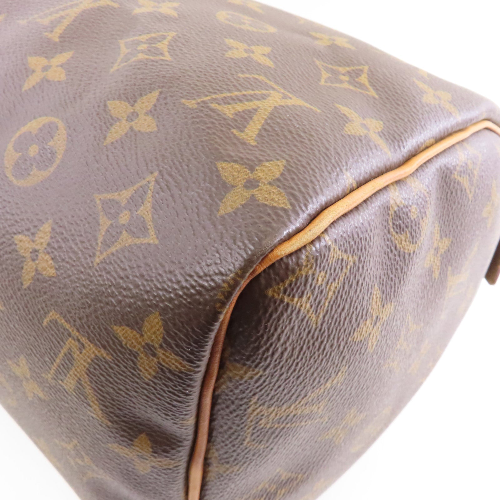 LOUIS VUITTON 【激減優惠】Monogram Speedy 30金扣手挽袋棕色