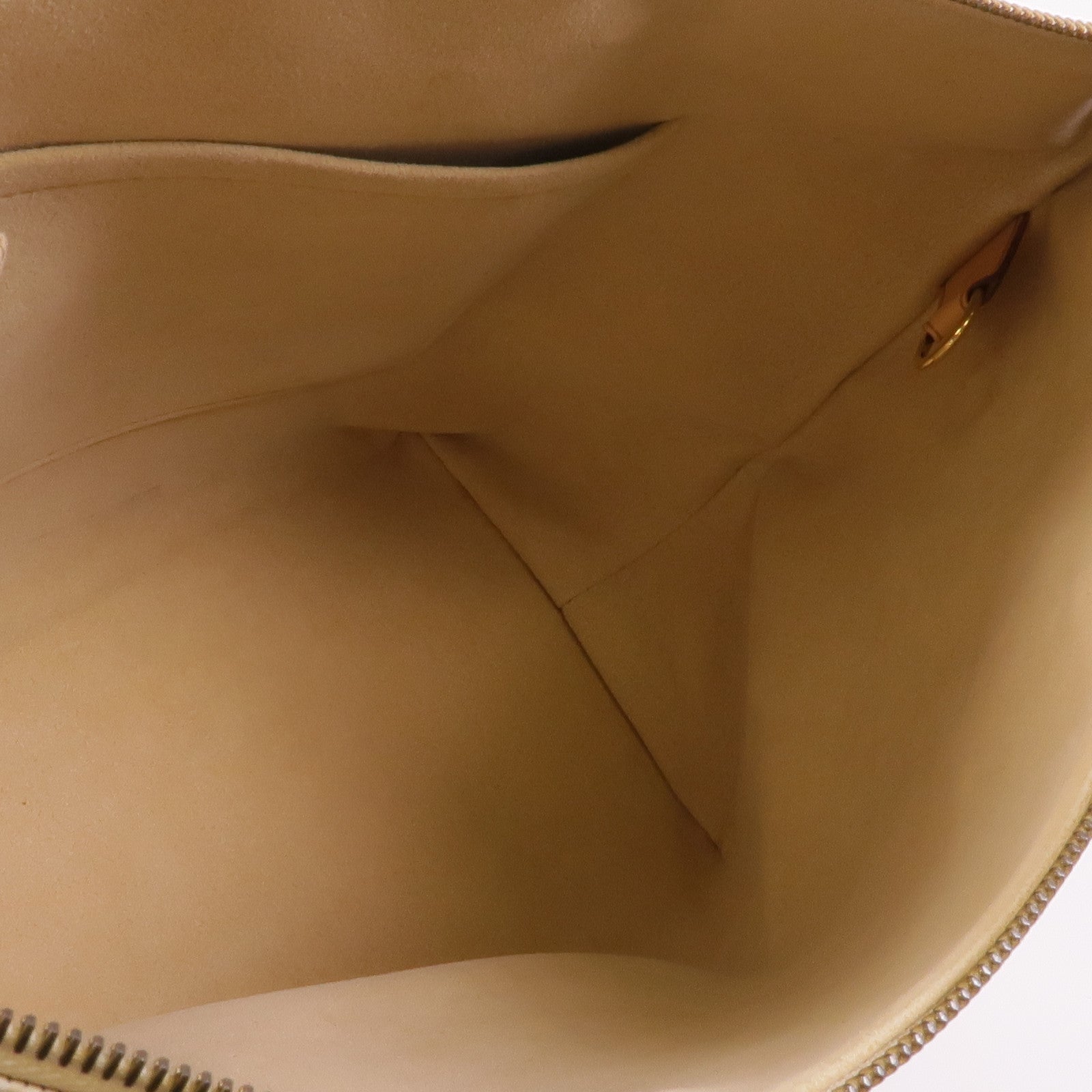 LOUIS VUITTON Damier Azur Saleya PM金扣手挽袋白色