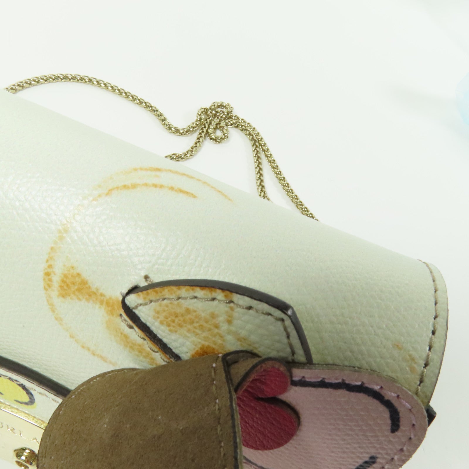 Furla 牛皮皮革Shoulder Bag金扣肩背袋