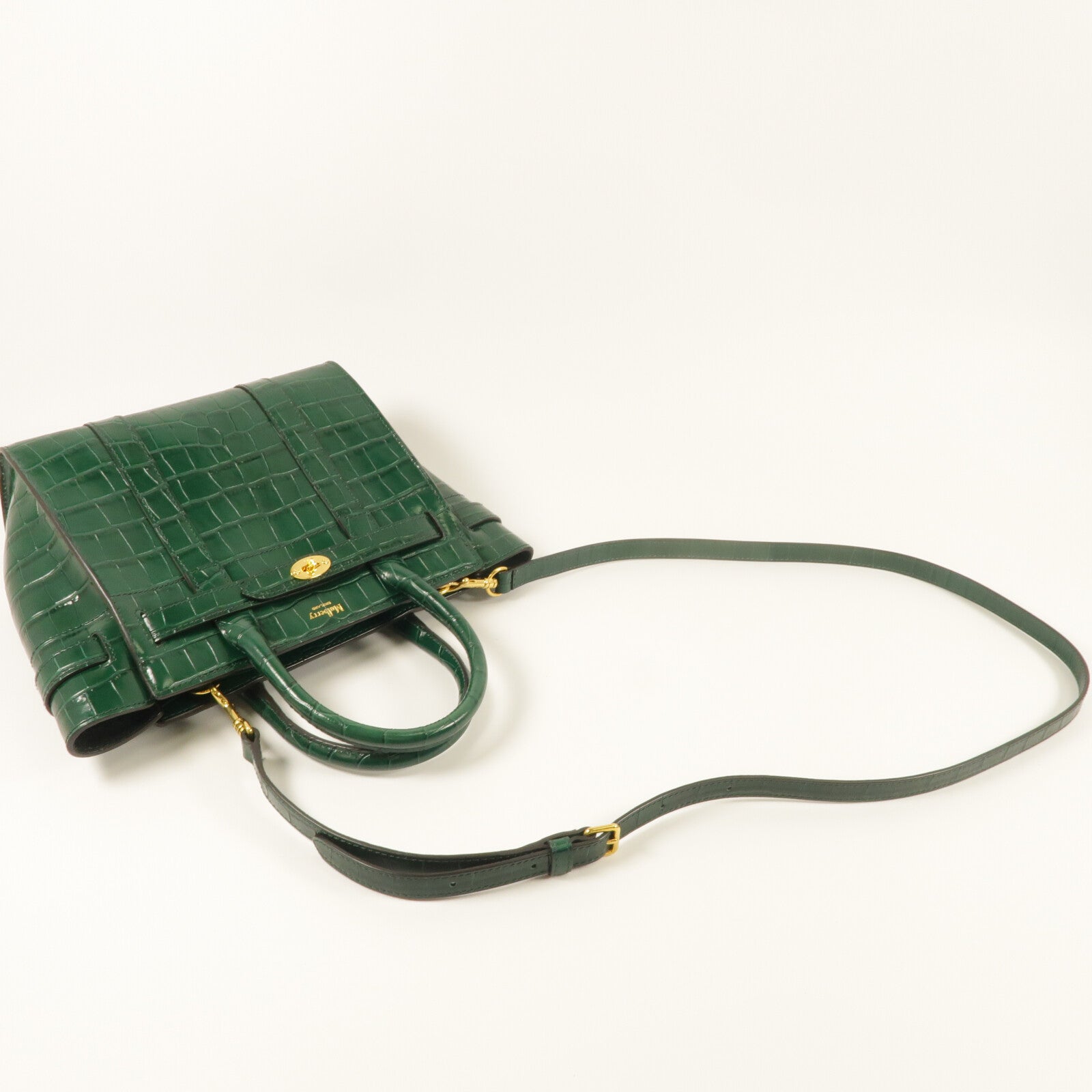 MULBERRY 牛皮皮革Shoulder Bag鏈帶肩背袋