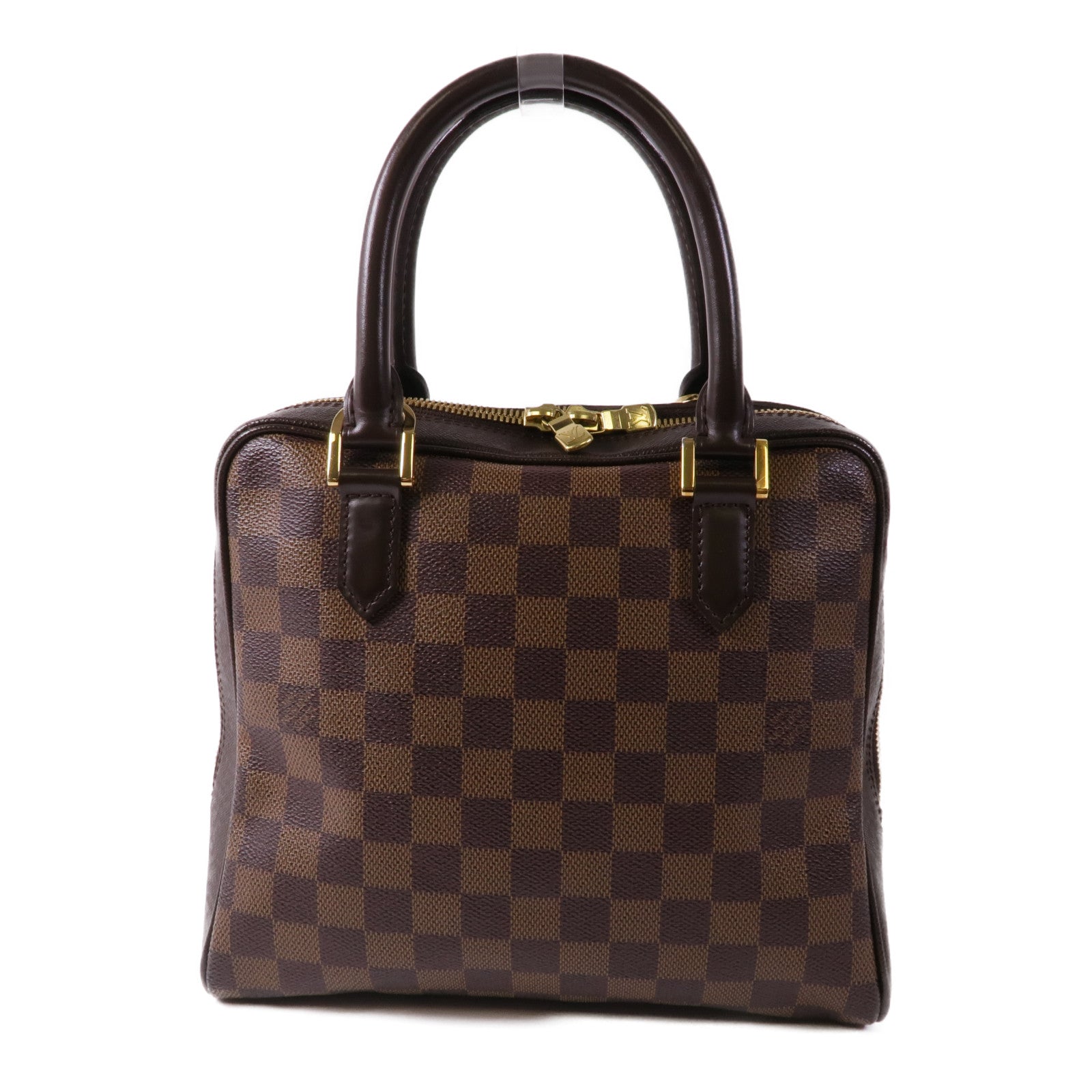 LOUIS VUITTON Damier Brera金扣手挽袋