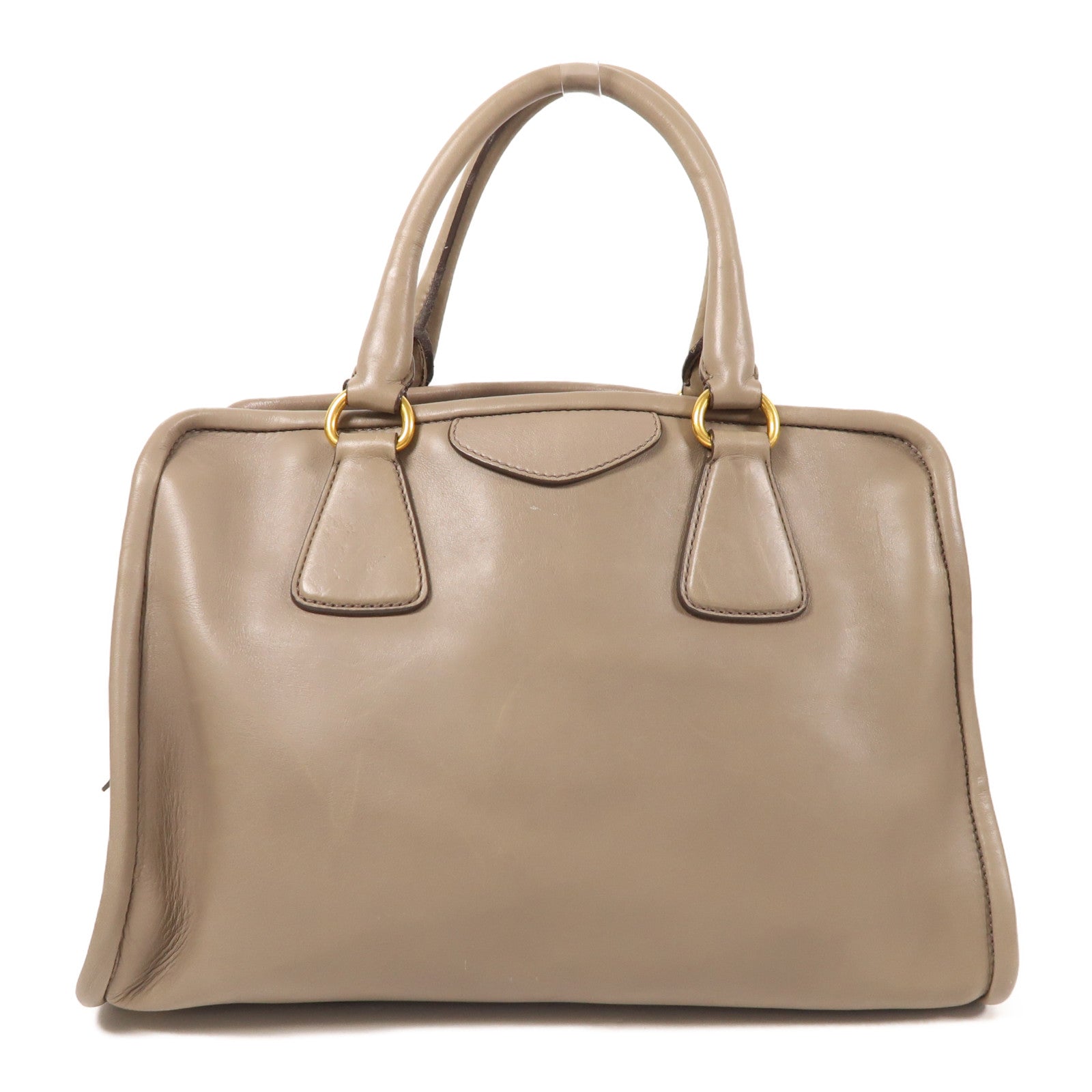 PRADA 牛皮皮革2 Way Shoulder金扣手挽肩背兩用袋