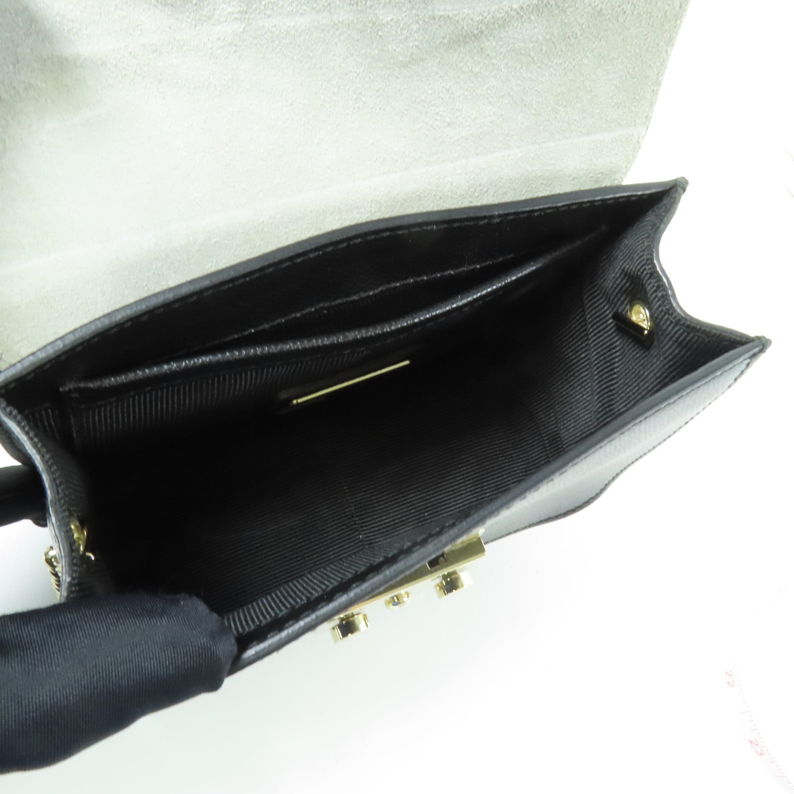 Furla 牛皮皮革Shoulder Bag金扣肩背袋