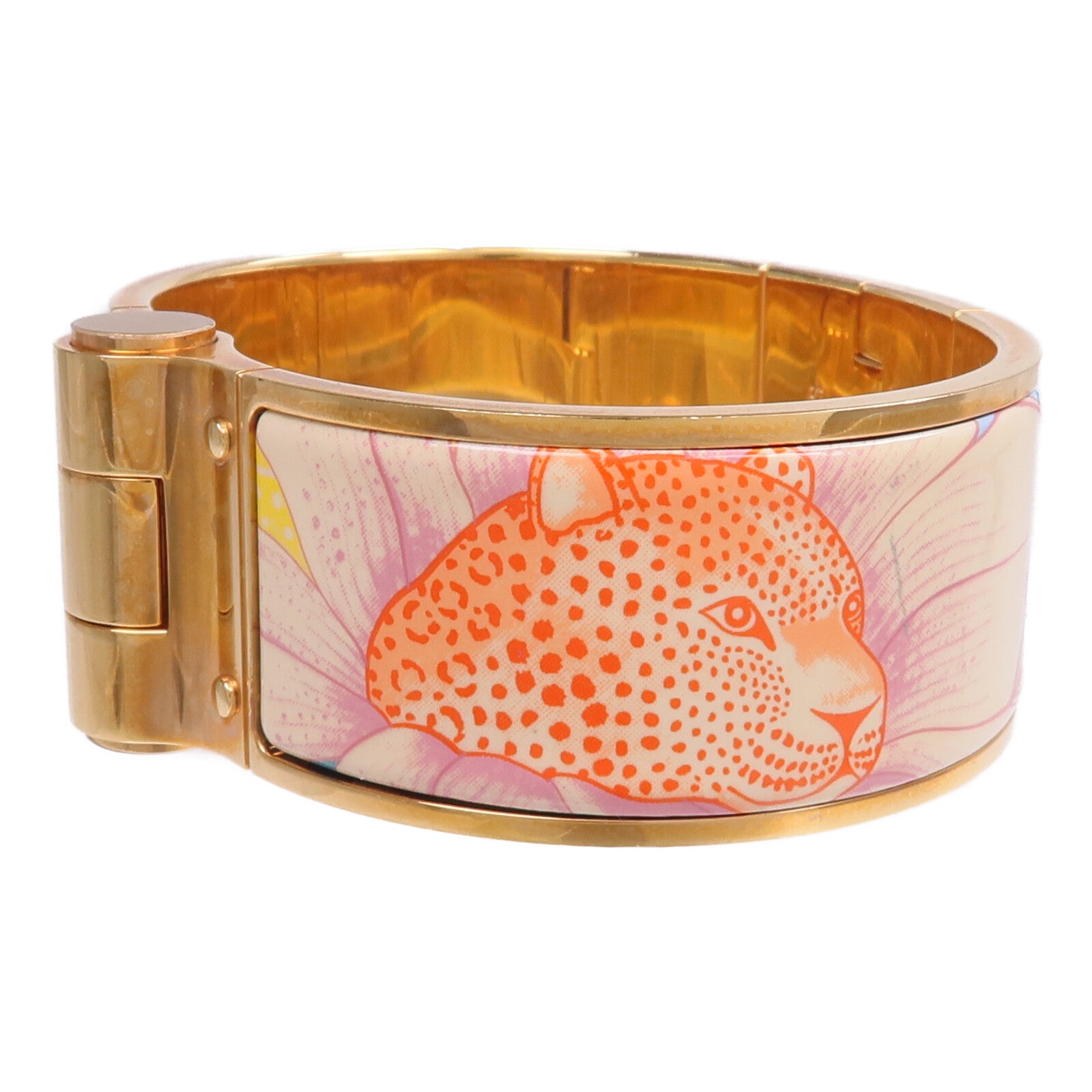 HERMES 金屬/琺瑯Charniere Bracelet手鐲