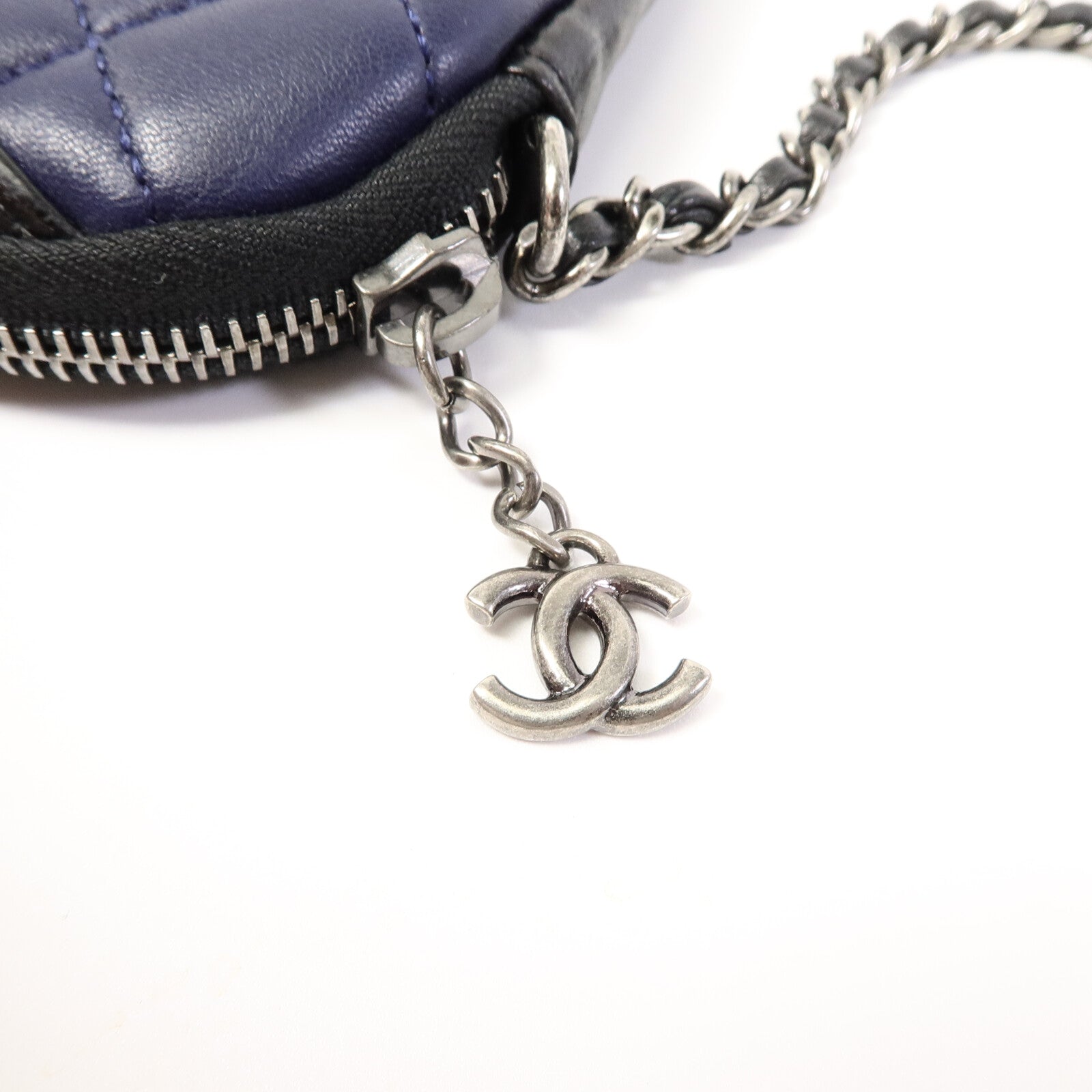 CHANEL 羊皮皮革Girl Jacket Chain Shoulder鏈帶肩背袋