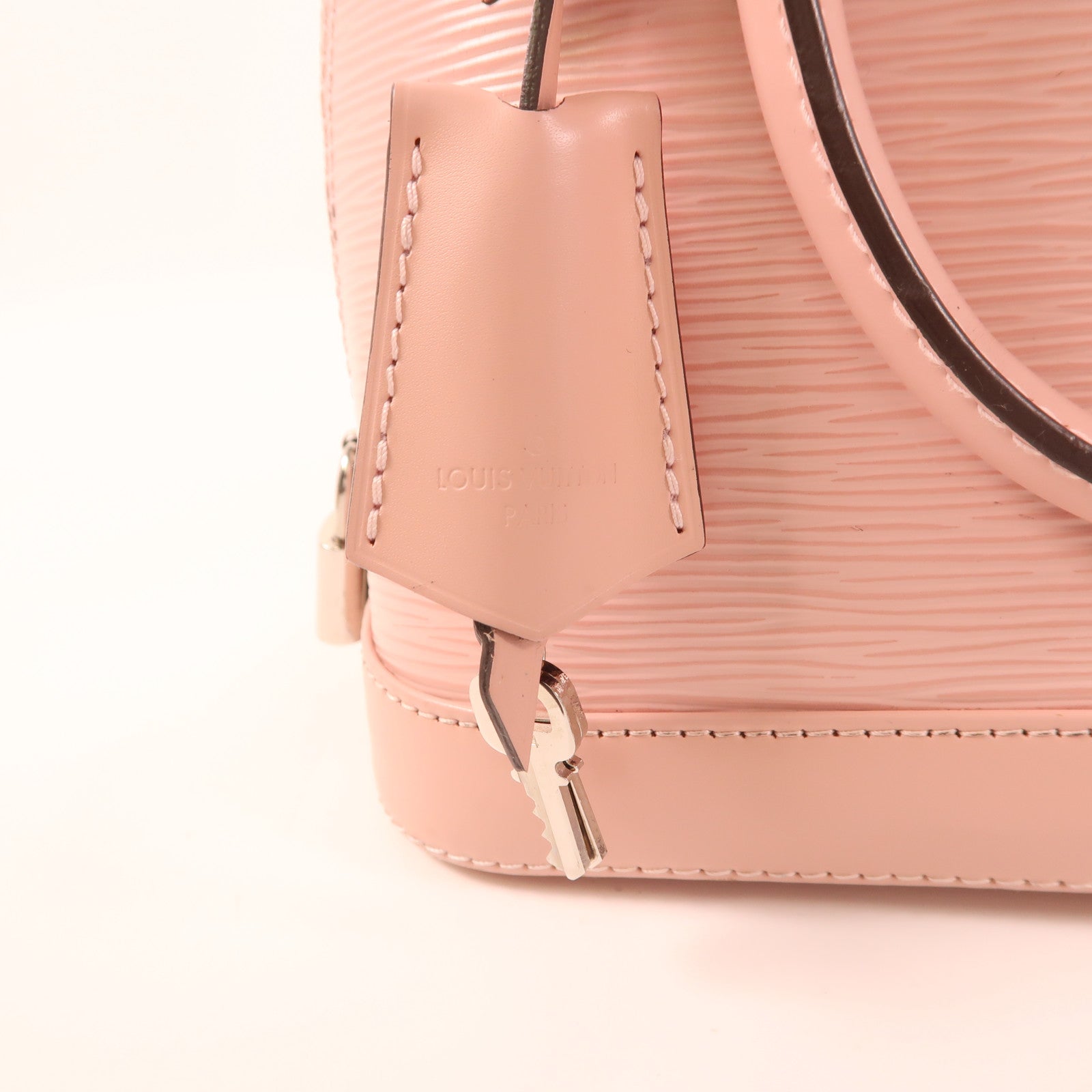 LOUIS VUITTON Epi Alma BB銀扣手挽肩背兩用袋