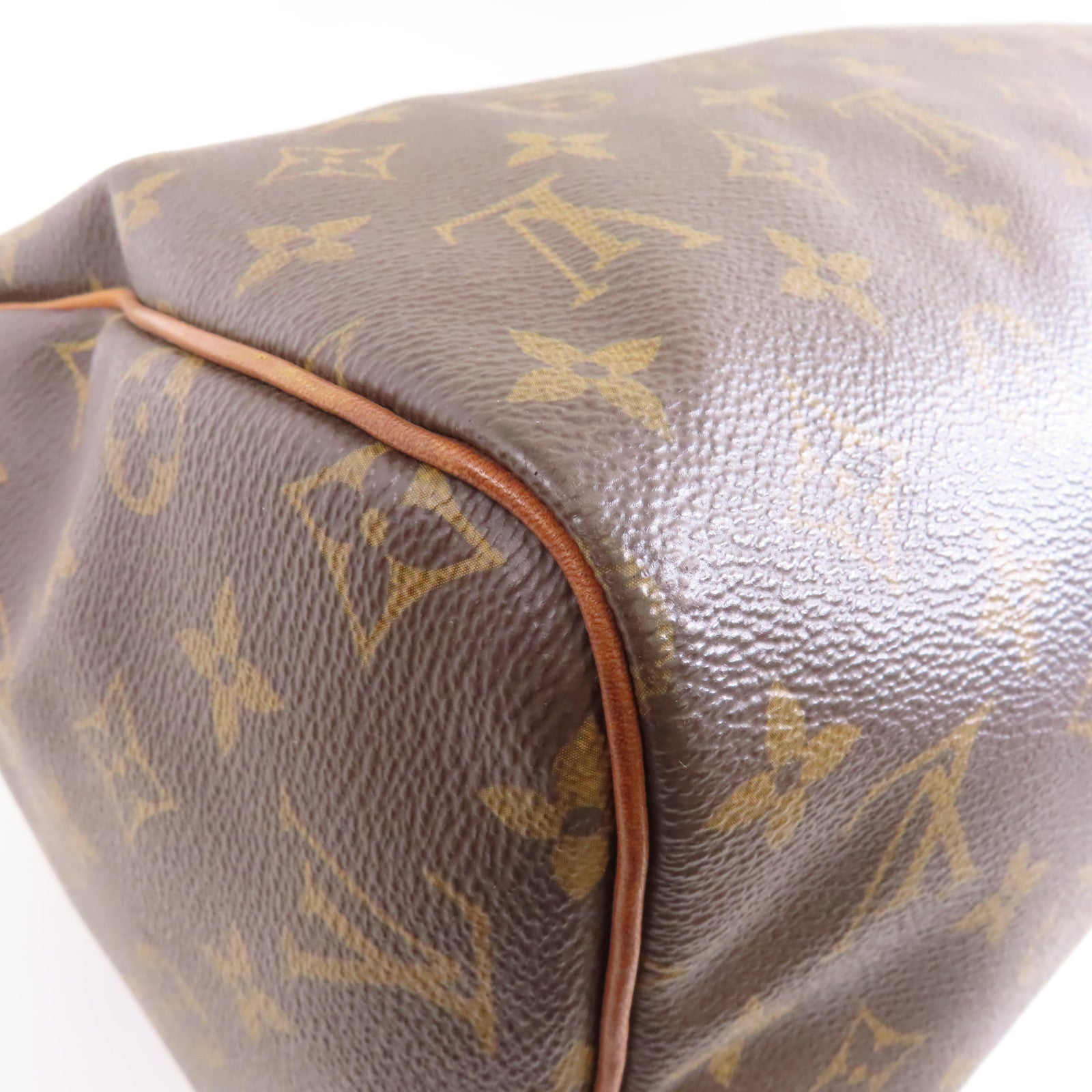 LOUIS VUITTON 【激減優惠】Monogram Speedy 30金扣手挽袋棕色