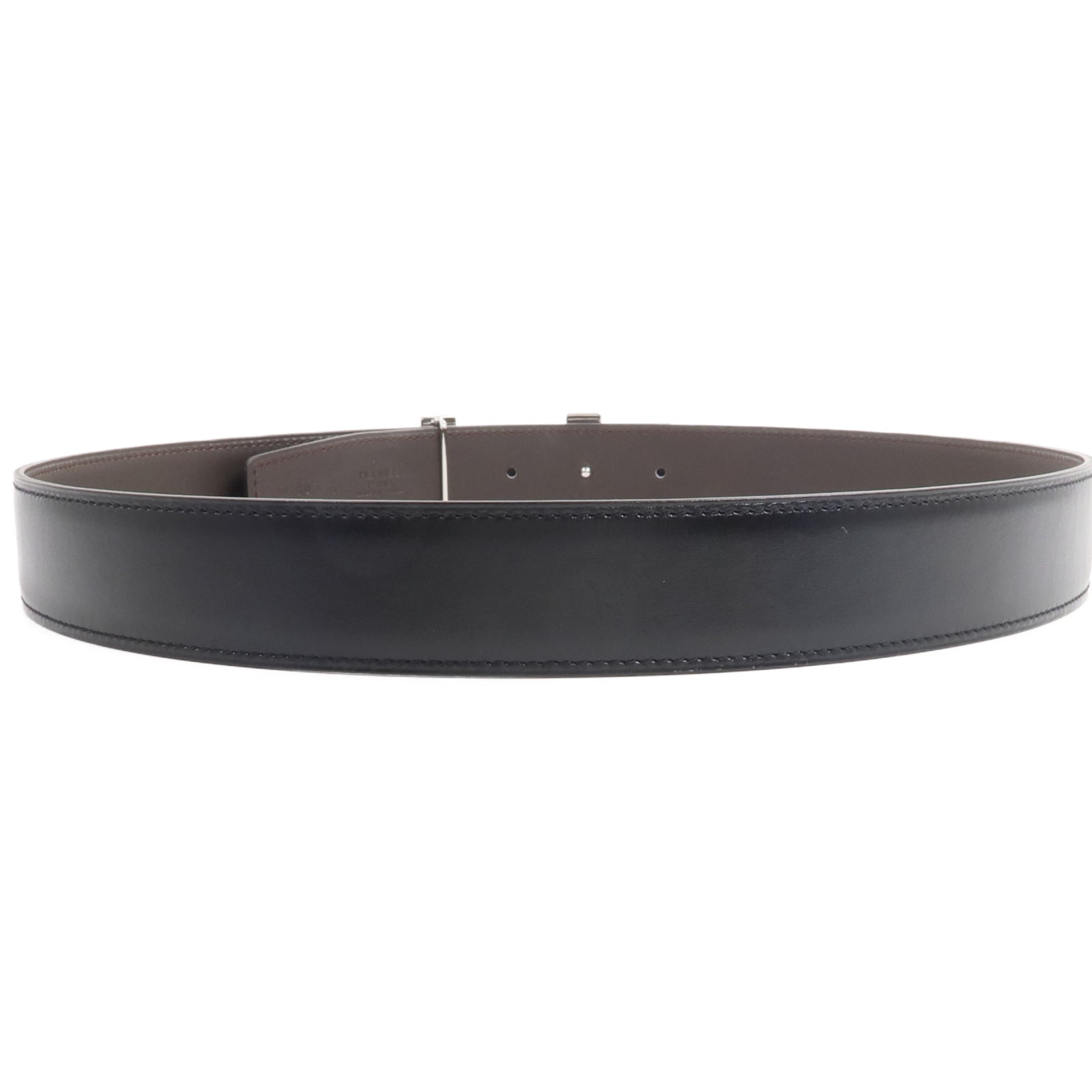 HERMES Box Calf皮革Belt皮帶Noir