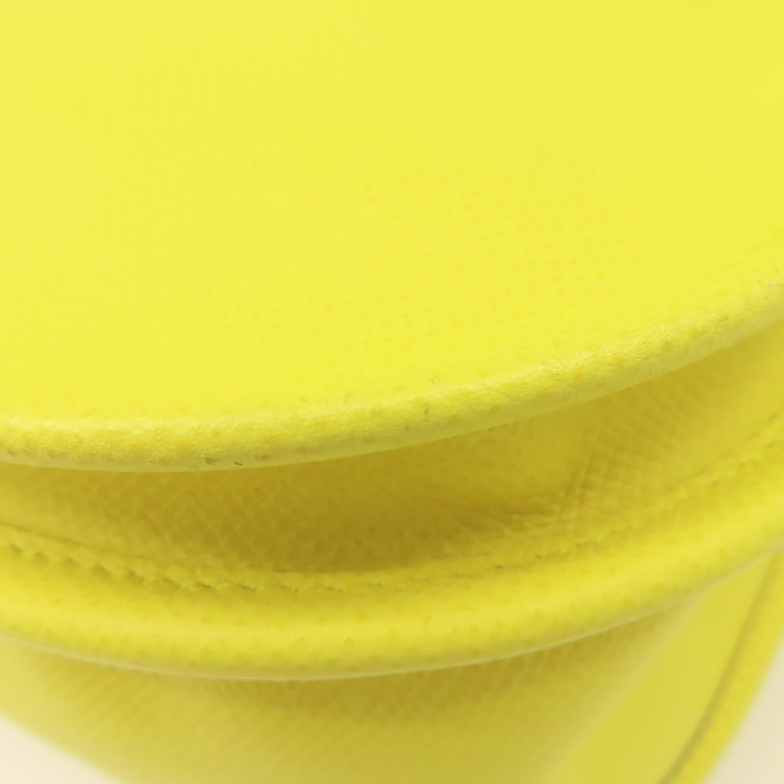 HERMES 【激減優惠】Epsom皮革Evelyne GM Shoulder Bag銀扣肩背袋Soufre糖果黃色