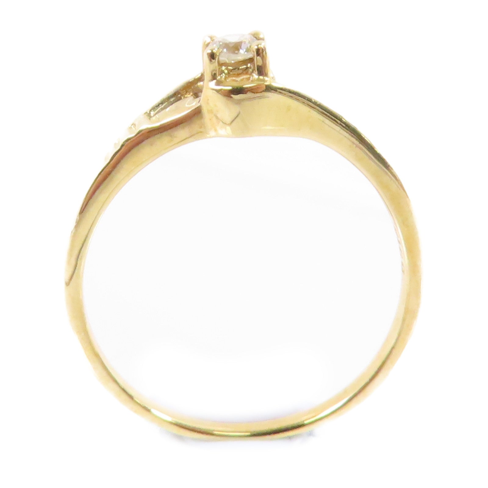 JEWELRY 【激減優惠】18K黃金/鑽石Diamond Ring戒指US#6