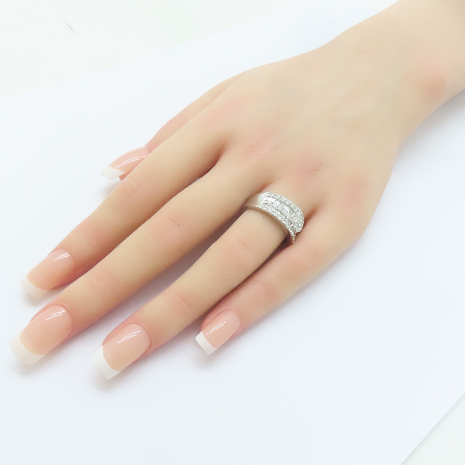 JEWELRY PT950鉑金Diamond Ring1.35ct鑚石戒指US#7.25