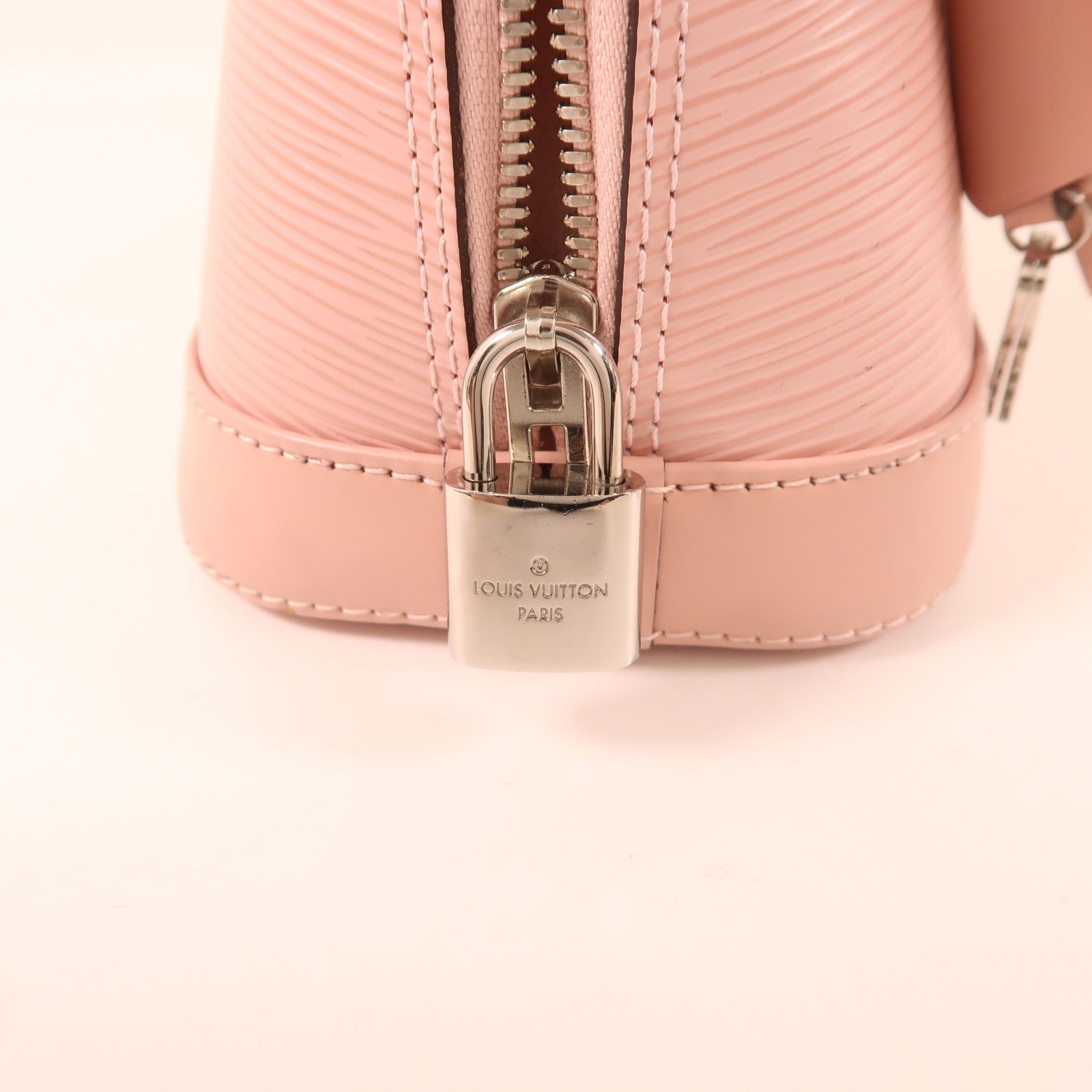 LOUIS VUITTON Epi Alma BB銀扣手挽肩背兩用袋