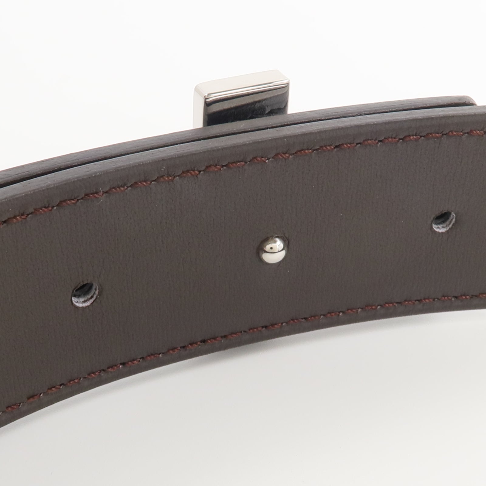 HERMES Box Calf皮革Belt皮帶Noir