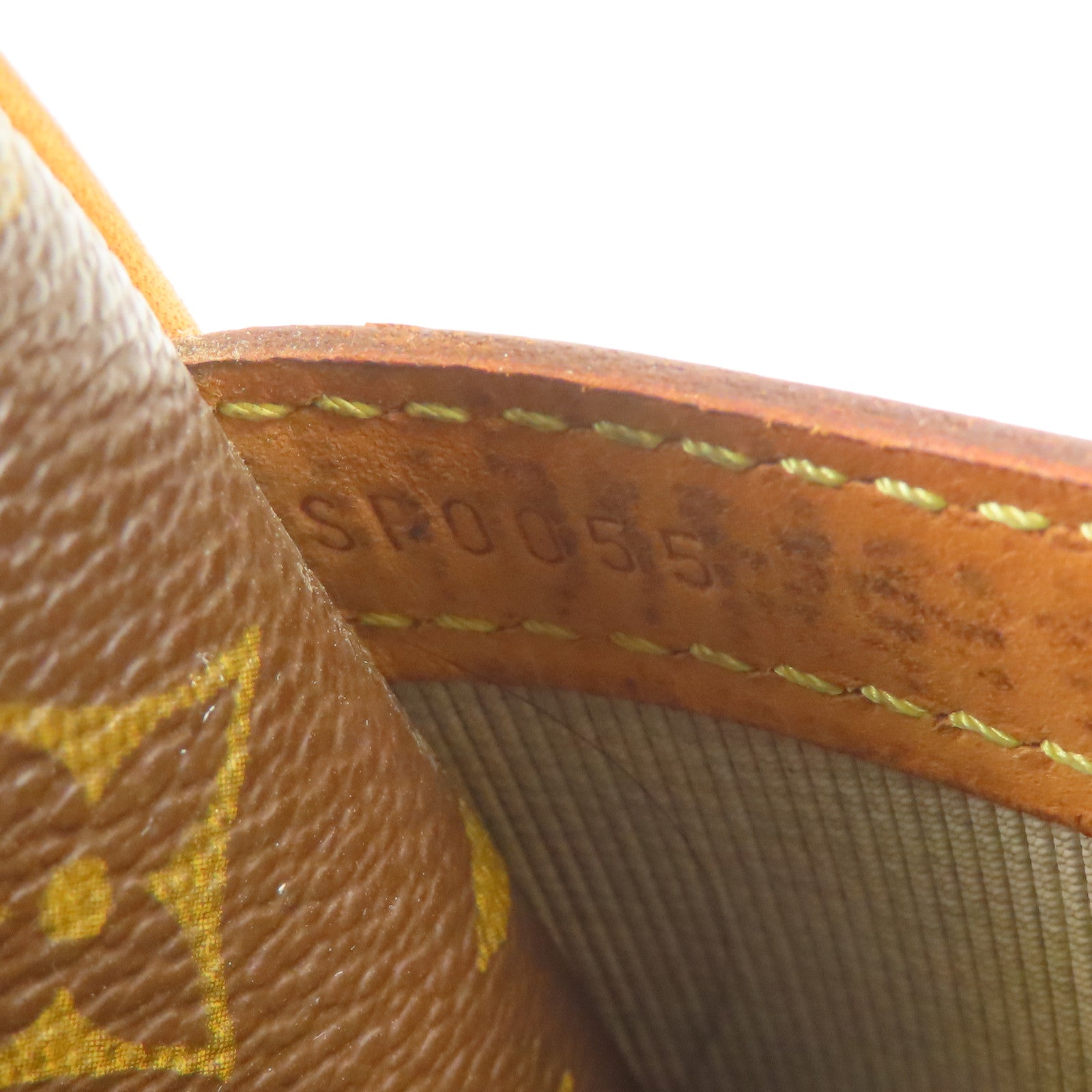 LOUIS VUITTON Monogram Reporter PM金扣肩背袋棕色