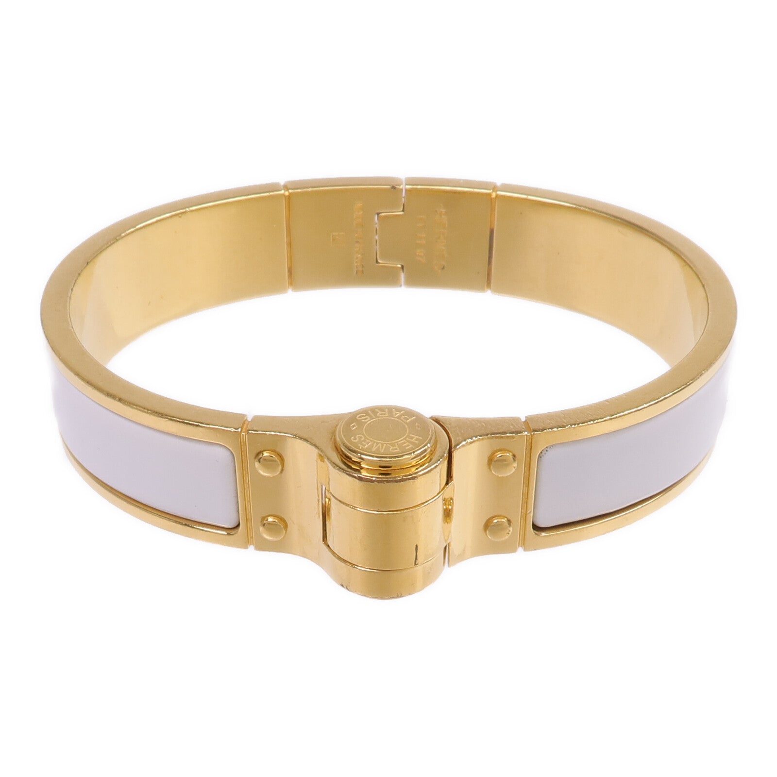 HERMES 【激減優惠】金屬/琺瑯Charniere Bracelet手鐲