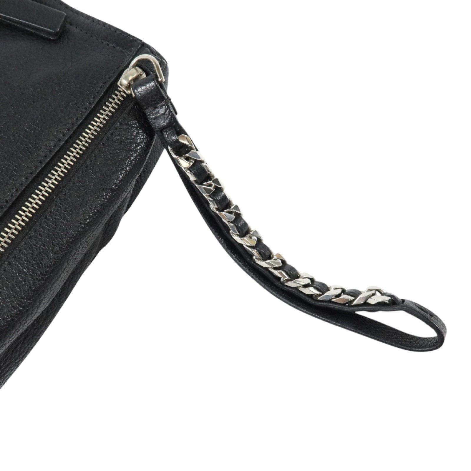 GIVENCHY 牛皮皮革Pandora Wristlet Pouch銀扣手拿包