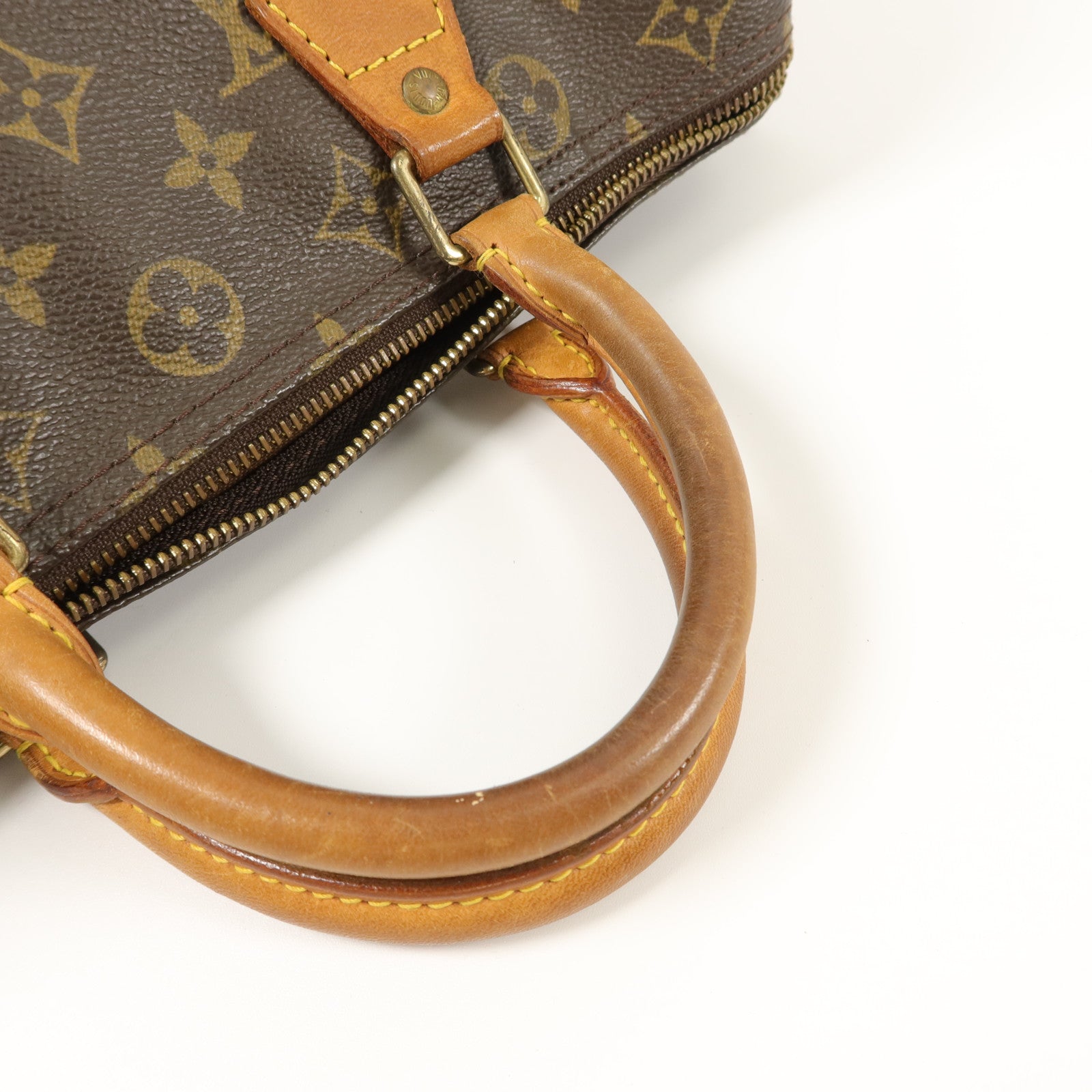 LOUIS VUITTON Monogram Speedy 30金扣手挽袋