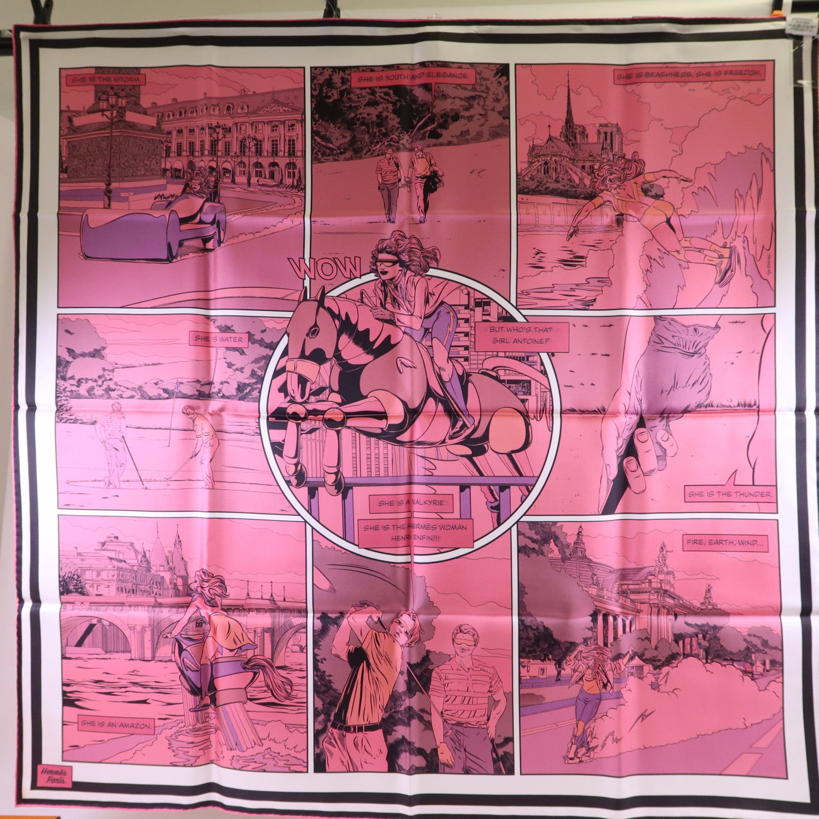 HERMES 【激減優惠】絲質Scarf 90X90絲巾