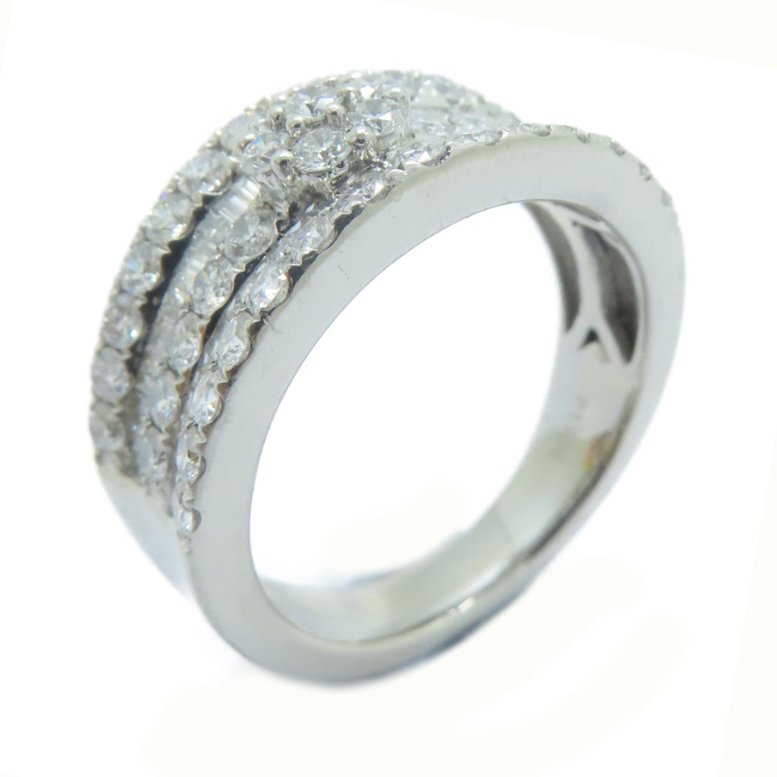 JEWELRY PT950鉑金Diamond Ring1.35ct鑚石戒指US#7.25
